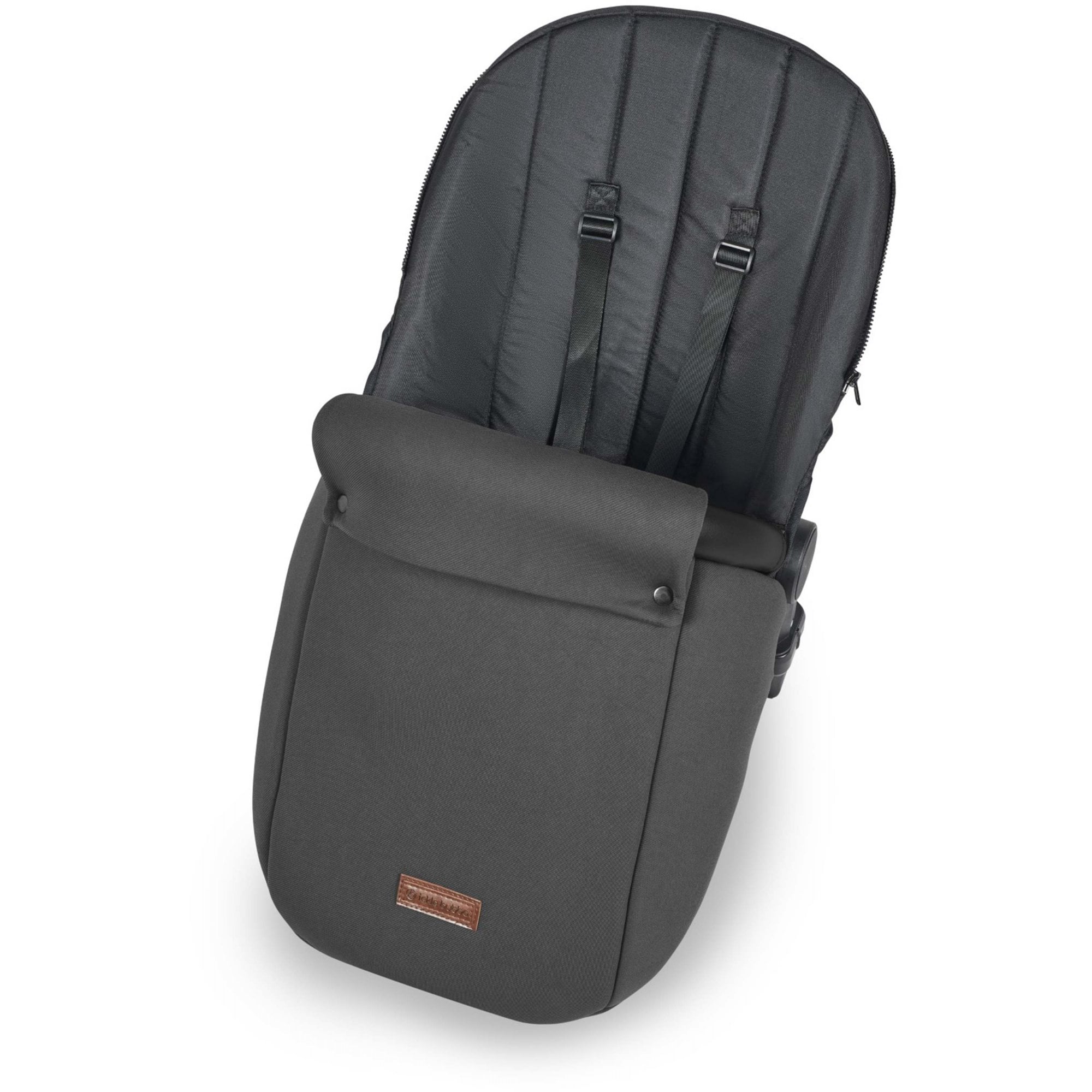 Ickle Bubba Stomp Luxe 12 Piece Travel System + Nimbus Car Seat & ISOFIX Base Charcoal Grey