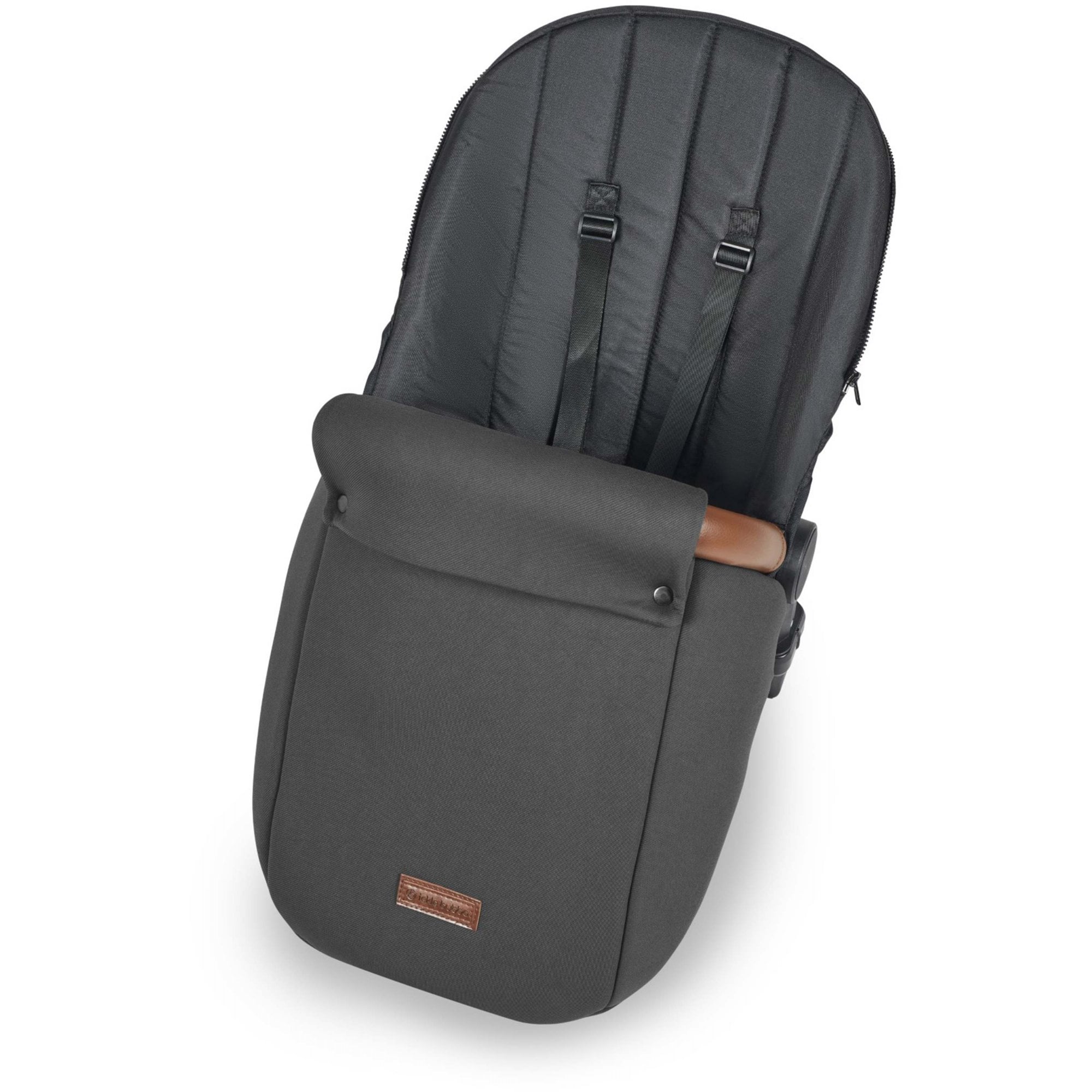 Ickle Bubba Stomp Luxe 12 Piece Travel System + Nimbus Car Seat & ISOFIX Base Charcoal Grey