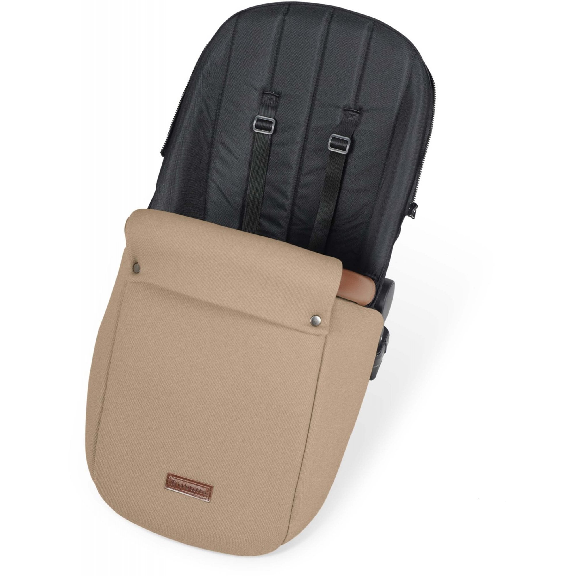 Ickle Bubba Stomp Luxe 12 Piece Travel System + Nimbus Car Seat & ISOFIX Base Desert