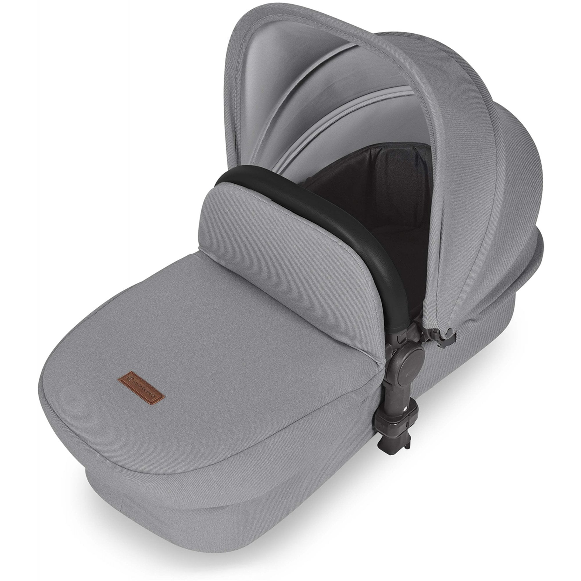 Ickle Bubba Stomp Luxe 12 Piece Travel System + Nimbus Car Seat & ISOFIX Base Pearl Grey