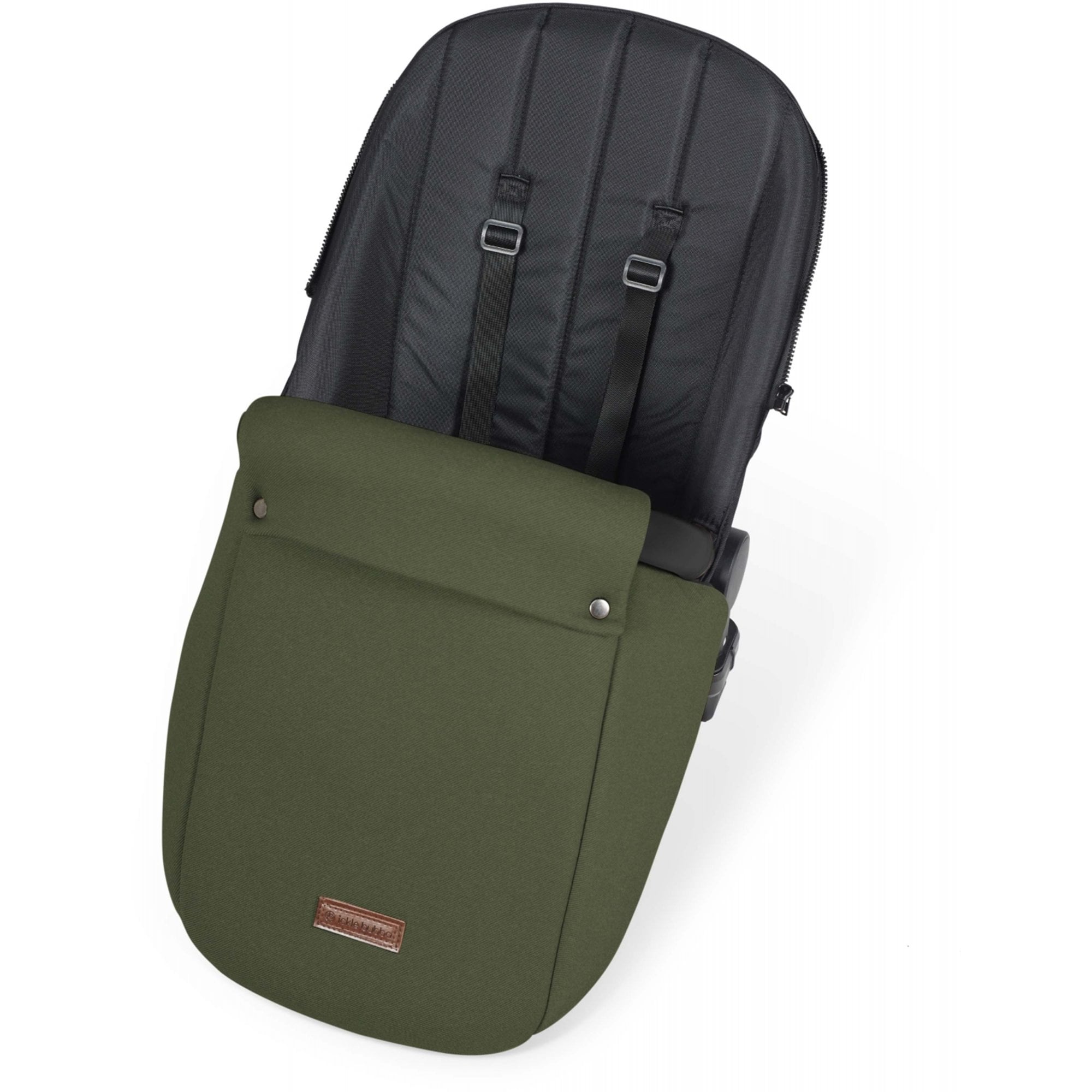 Ickle Bubba Stomp Luxe 12 Piece Travel System + Nimbus Car Seat & ISOFIX Base Woodland