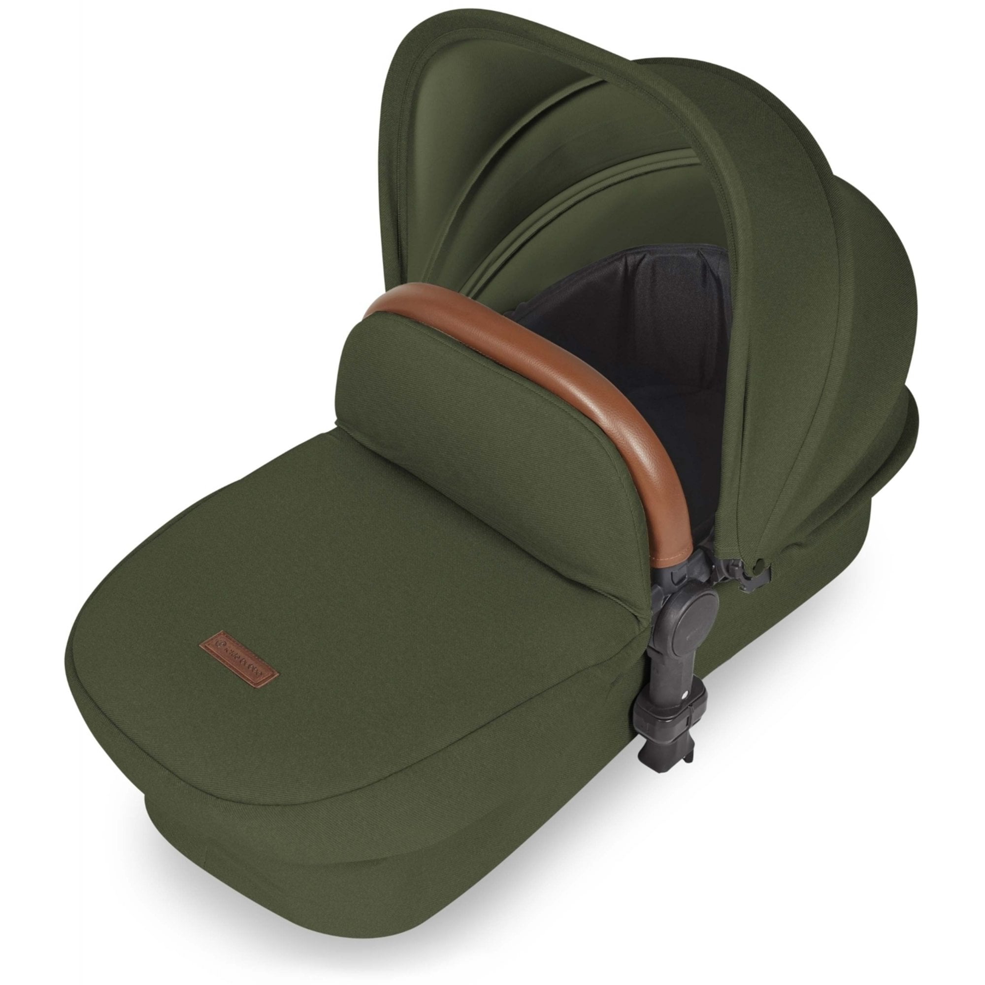 Ickle Bubba Stomp Luxe 12 Piece Travel System + Nimbus Car Seat & ISOFIX Base Woodland