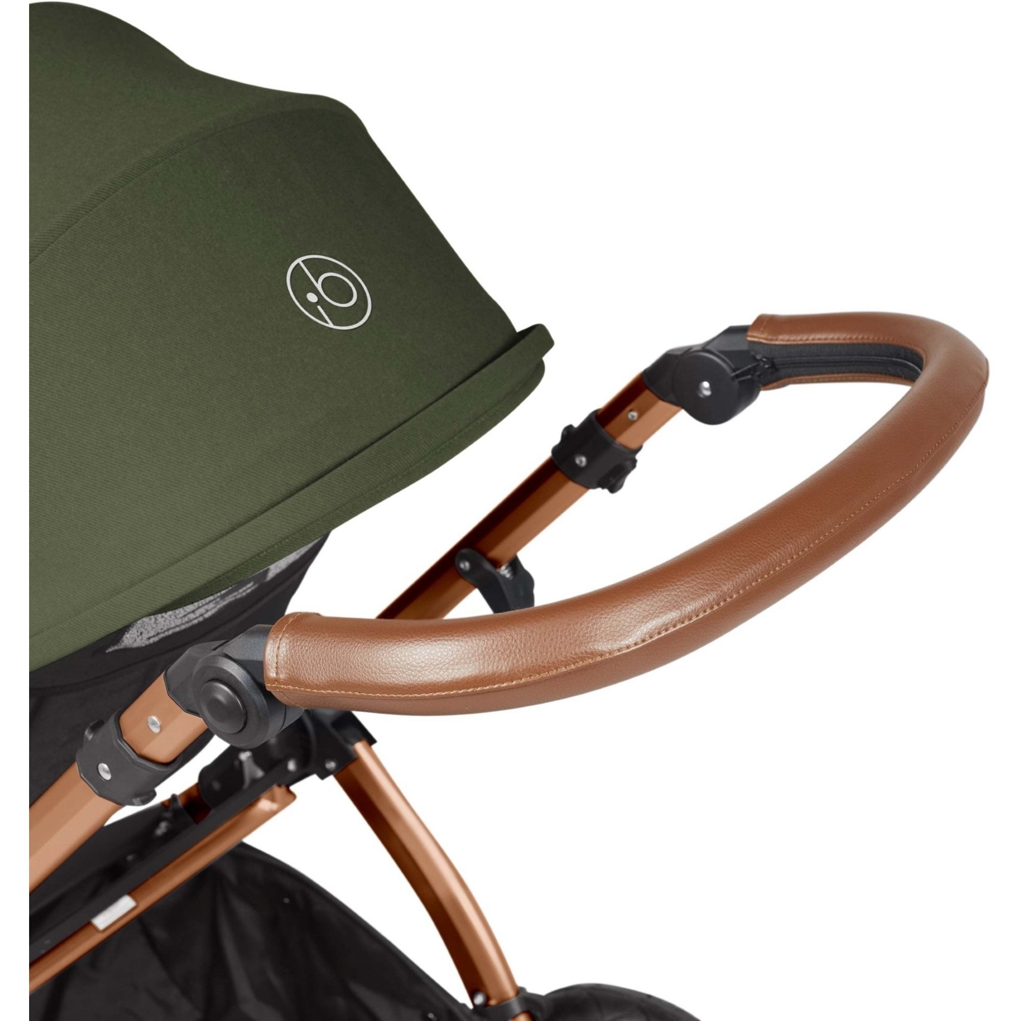 Ickle Bubba Stomp Luxe 12 Piece Travel System + Nimbus Car Seat & ISOFIX Base Woodland