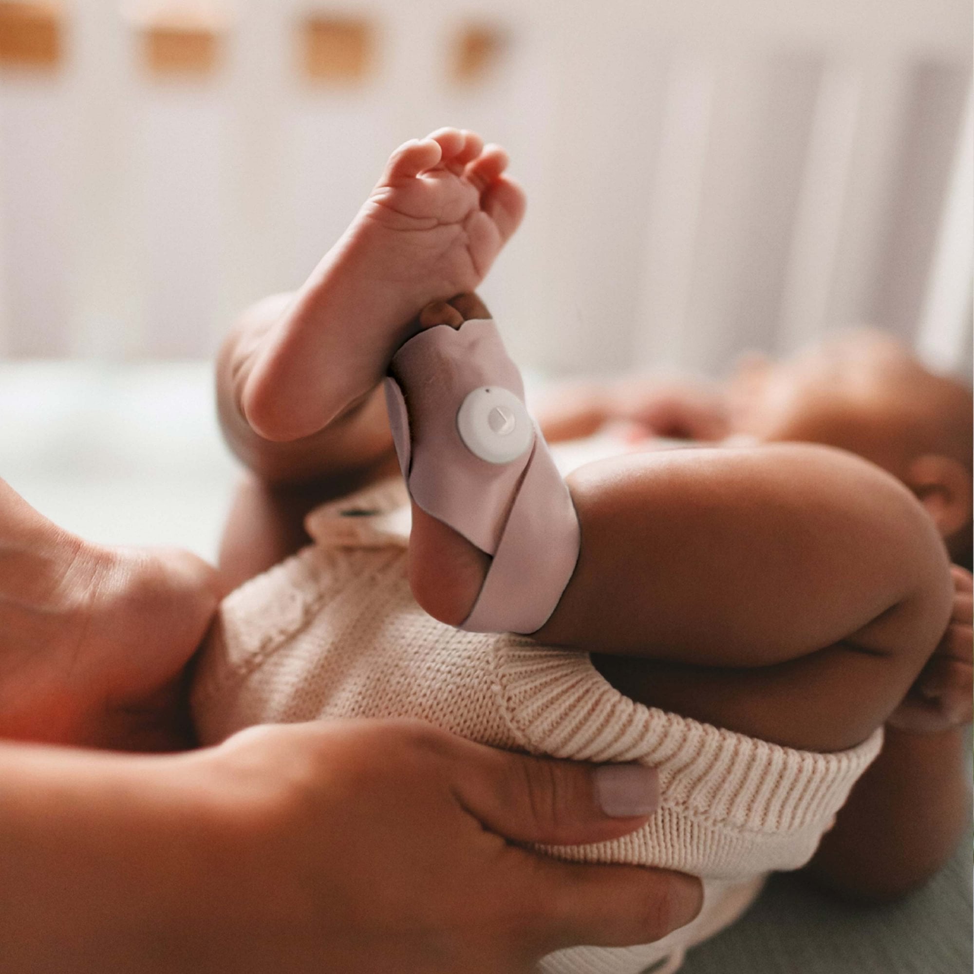 Owlet Dream Sock™ Dusty Rose