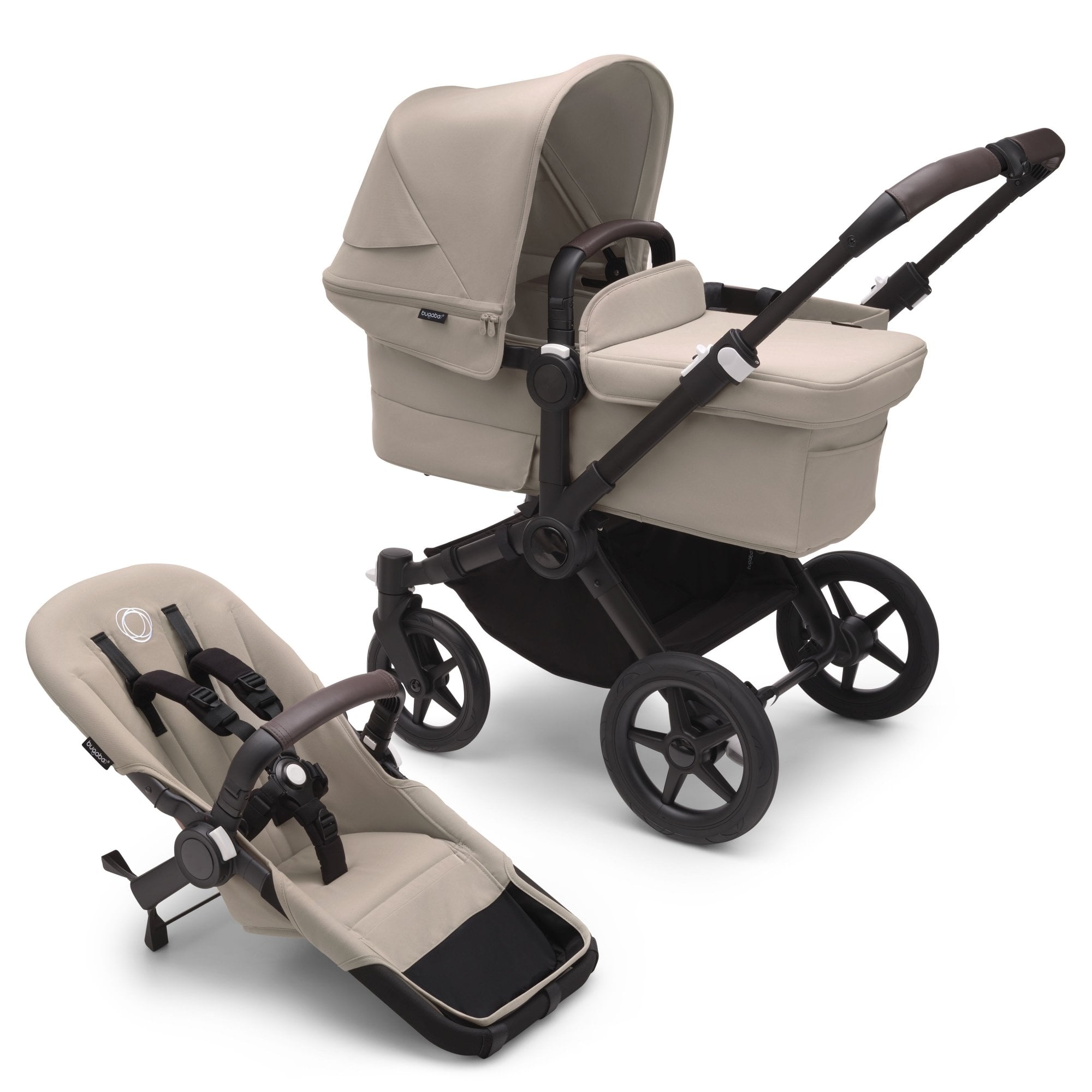 Bugaboo Donkey 5 Mono Pram Complete Ultimate Bundle Desert Taupe