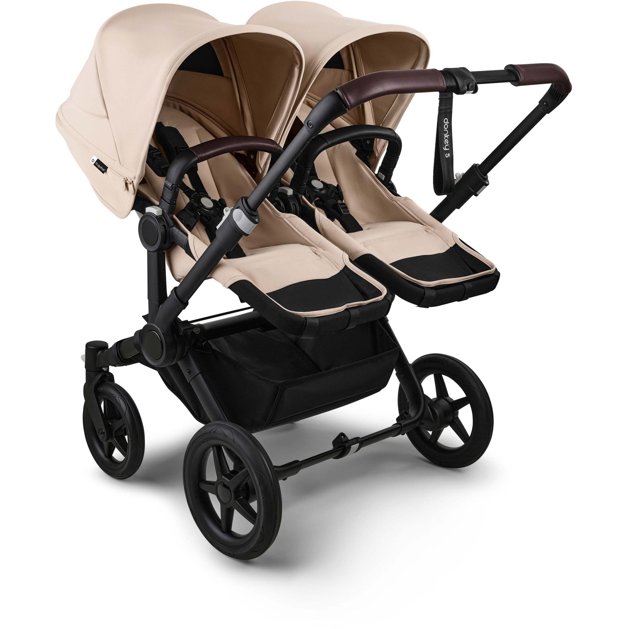 Bugaboo Donkey 5 Twin Complete Essential Bundle Desert Taupe