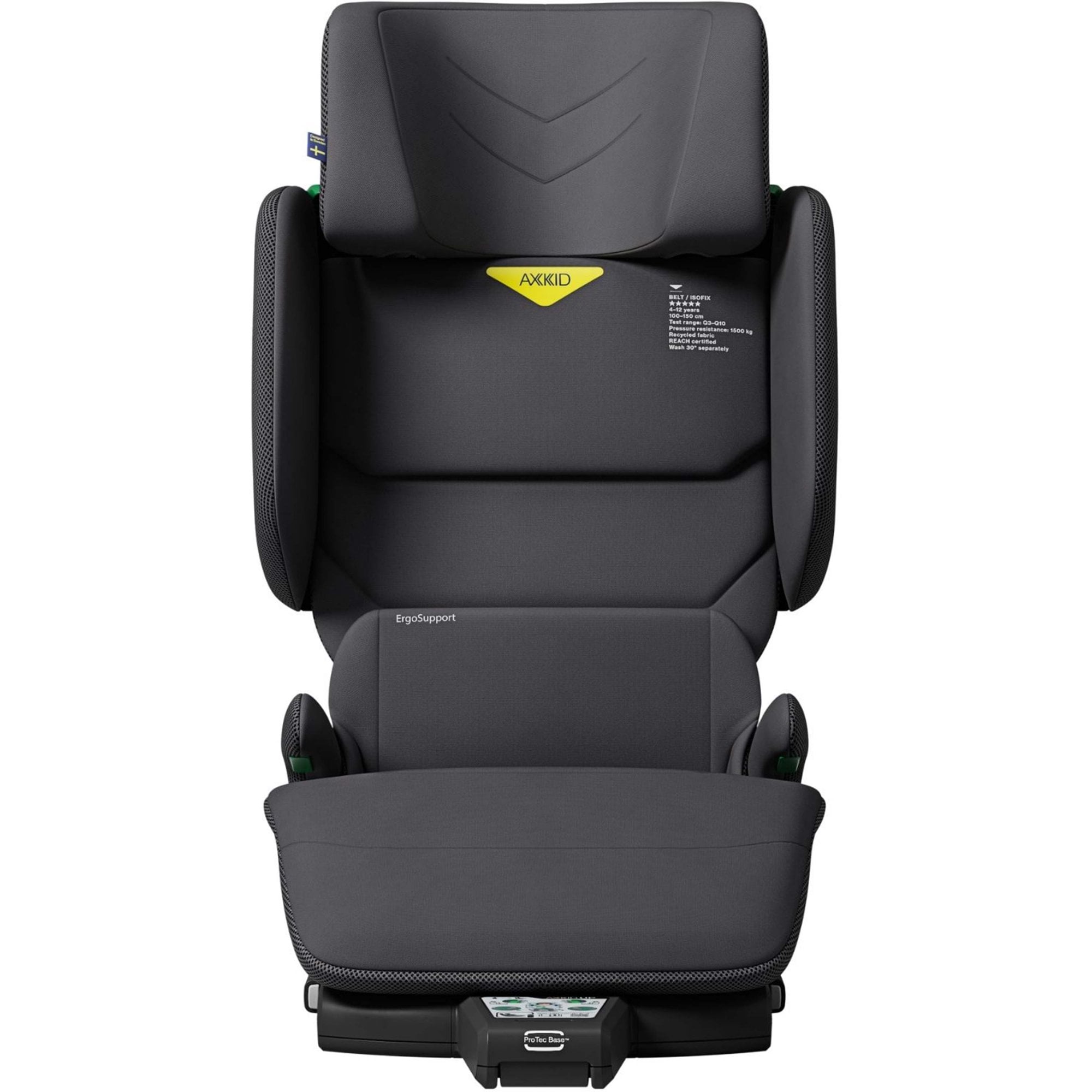 Axkid UP R129 High Back Booster Car Seat Arctic Mist Grey