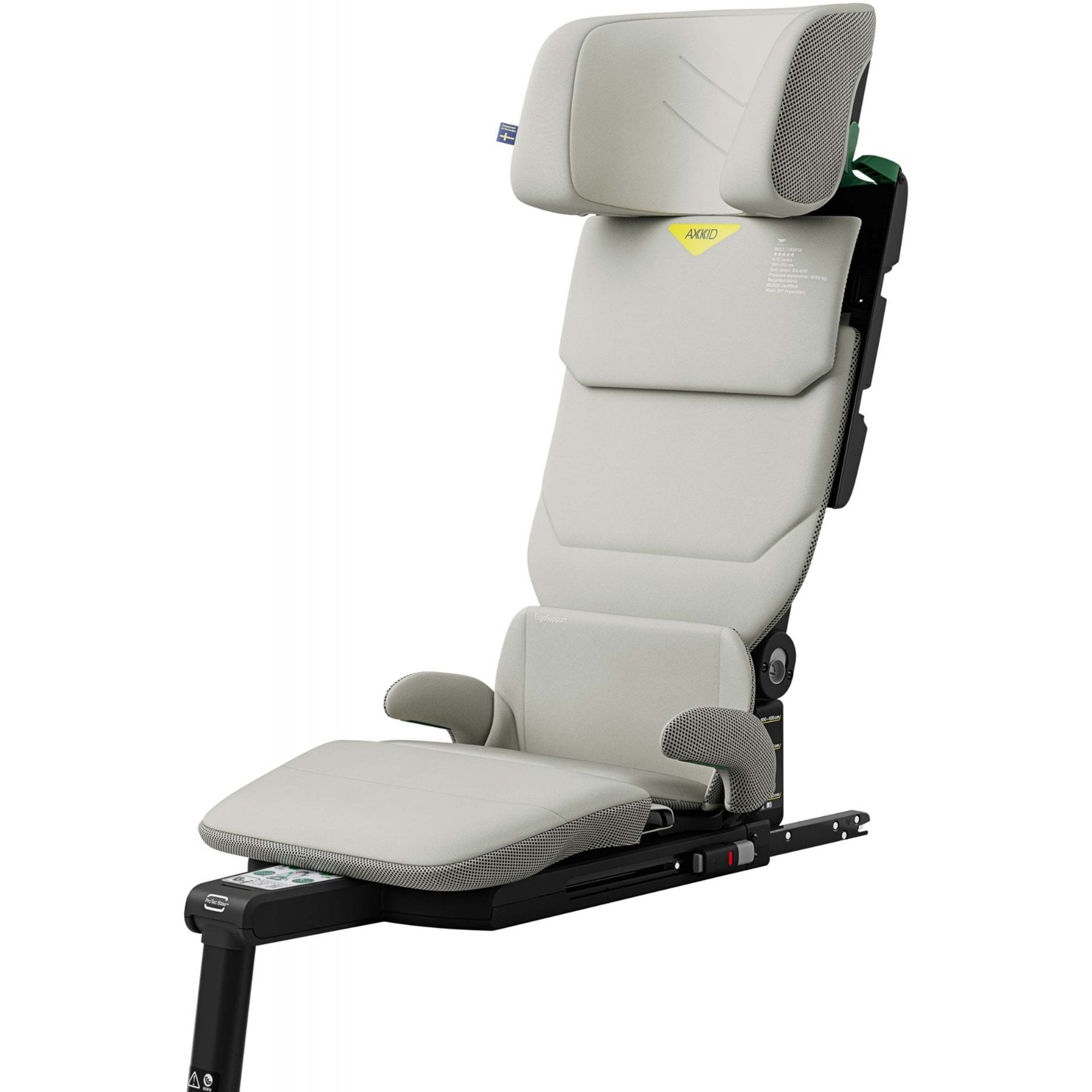 Axkid UP R129 High Back Booster Car Seat Beachgrass Beige