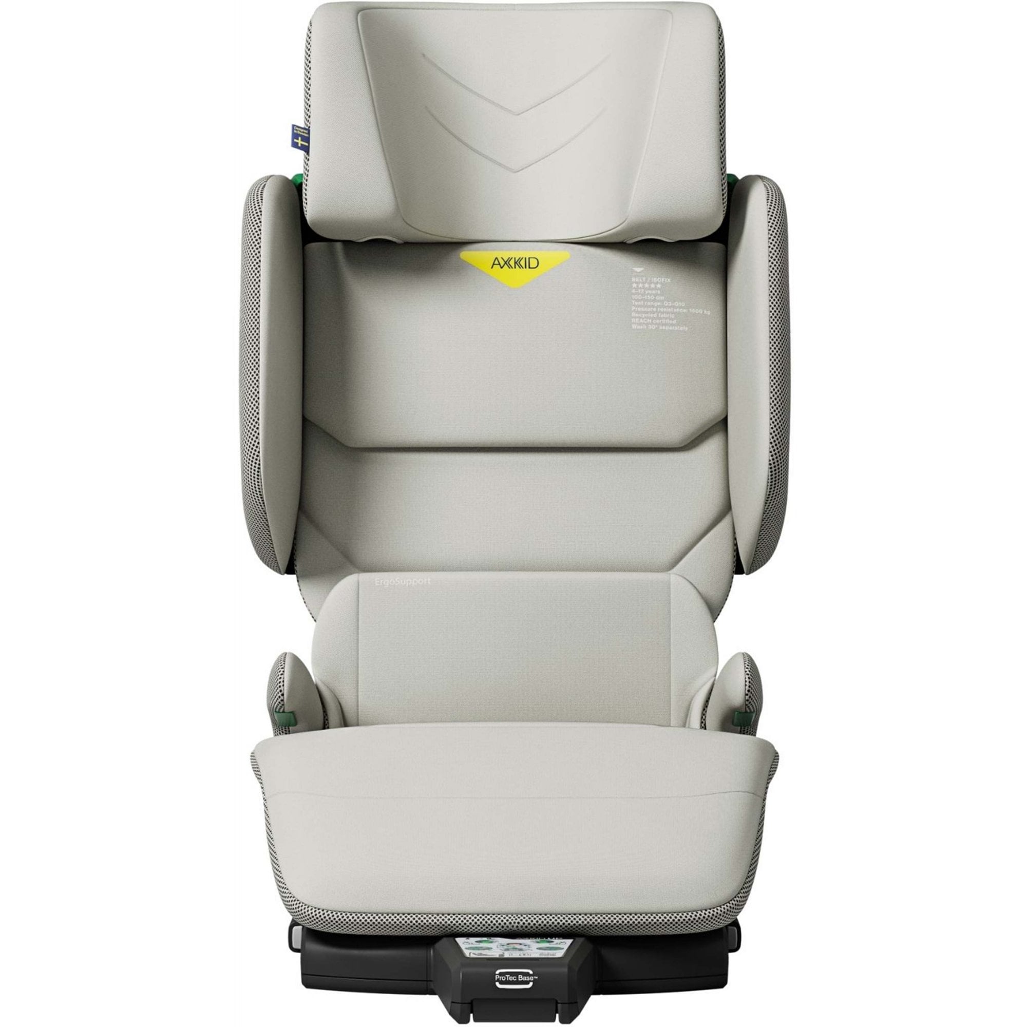 Axkid UP R129 High Back Booster Car Seat Beachgrass Beige