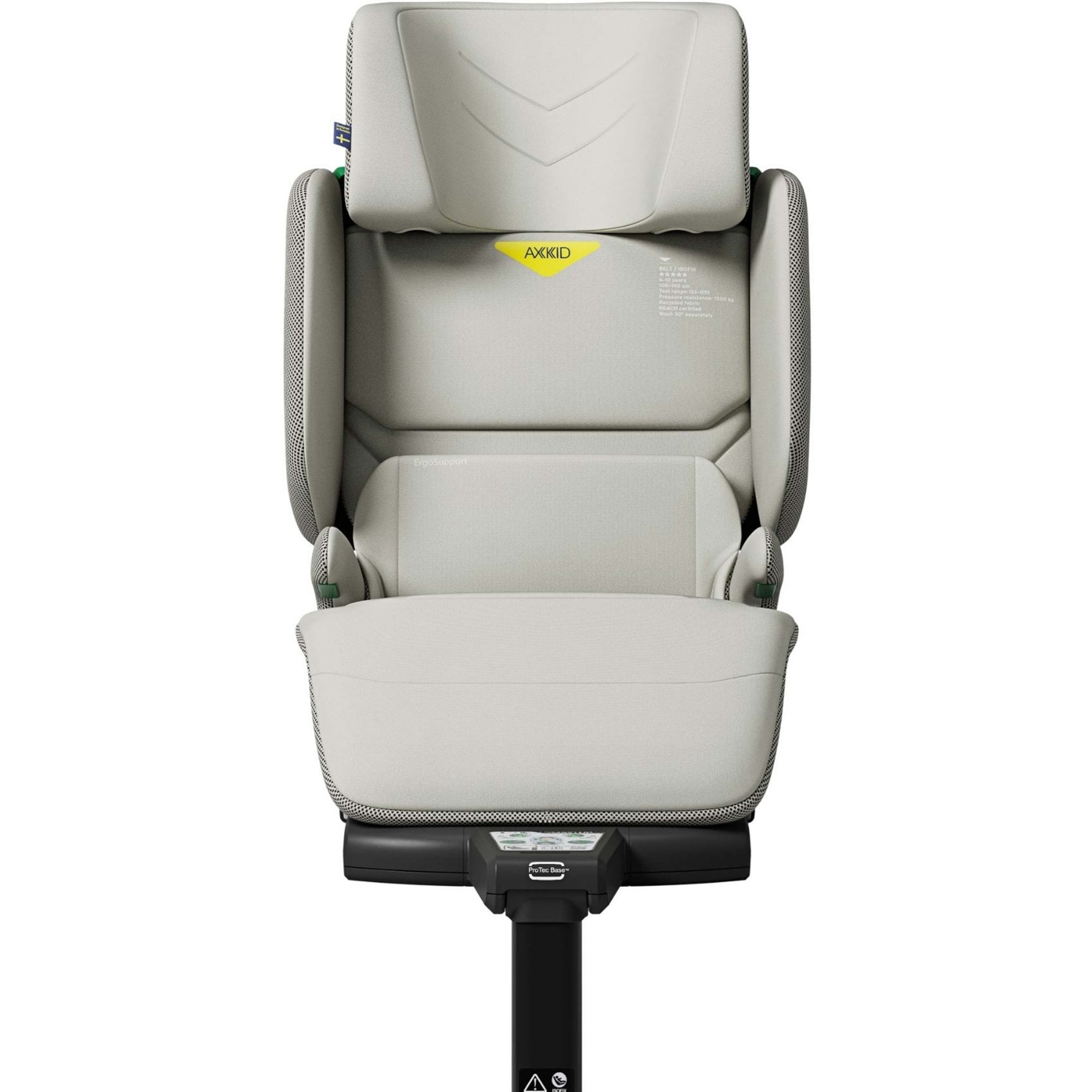 Axkid UP R129 High Back Booster Car Seat Beachgrass Beige