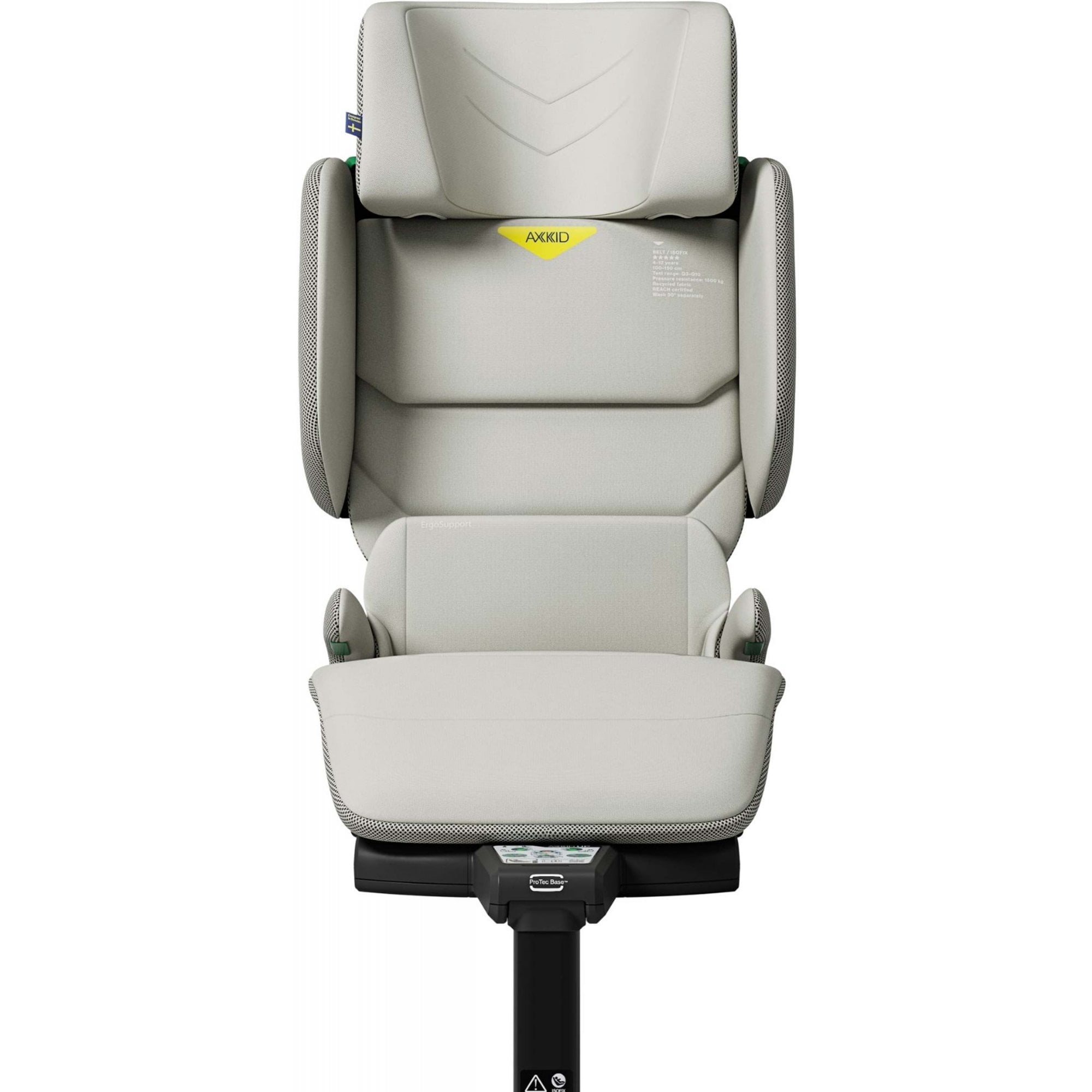 Axkid UP R129 High Back Booster Car Seat Beachgrass Beige