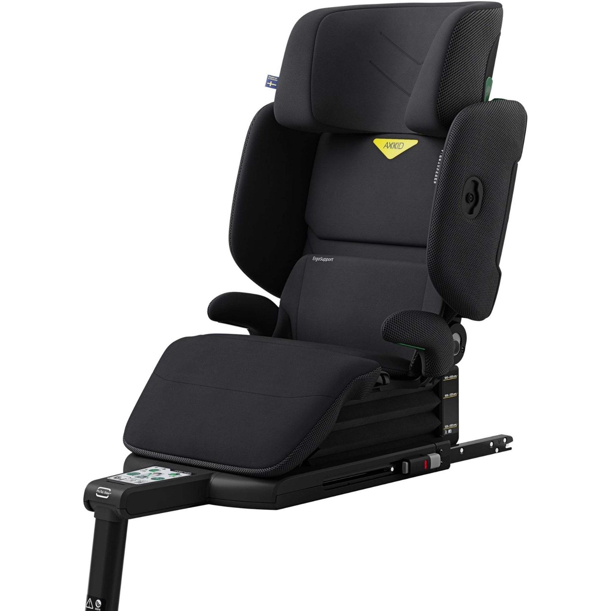 Axkid UP R129 High Back Booster Car Seat Coastal Storm Black