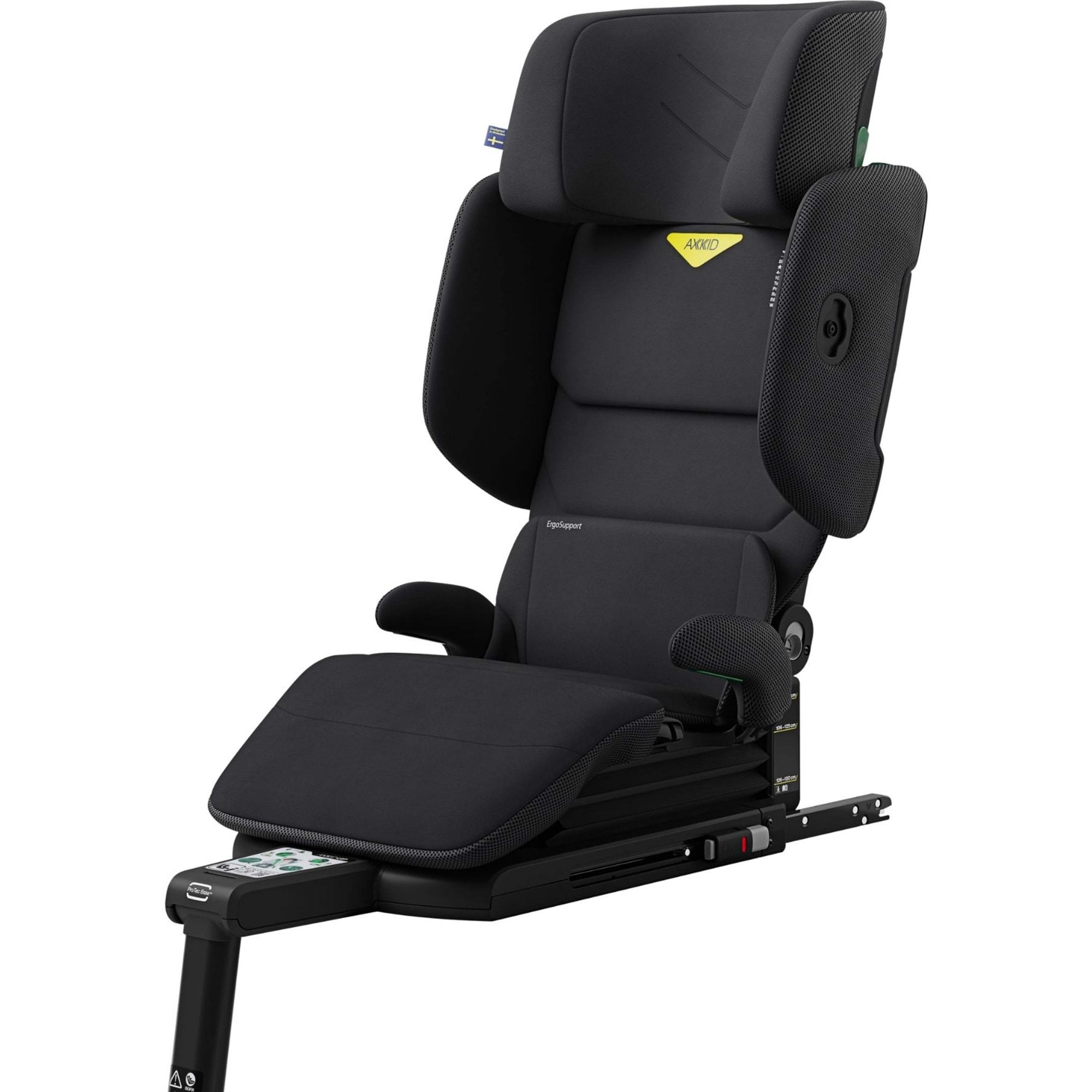 Axkid UP R129 High Back Booster Car Seat Coastal Storm Black