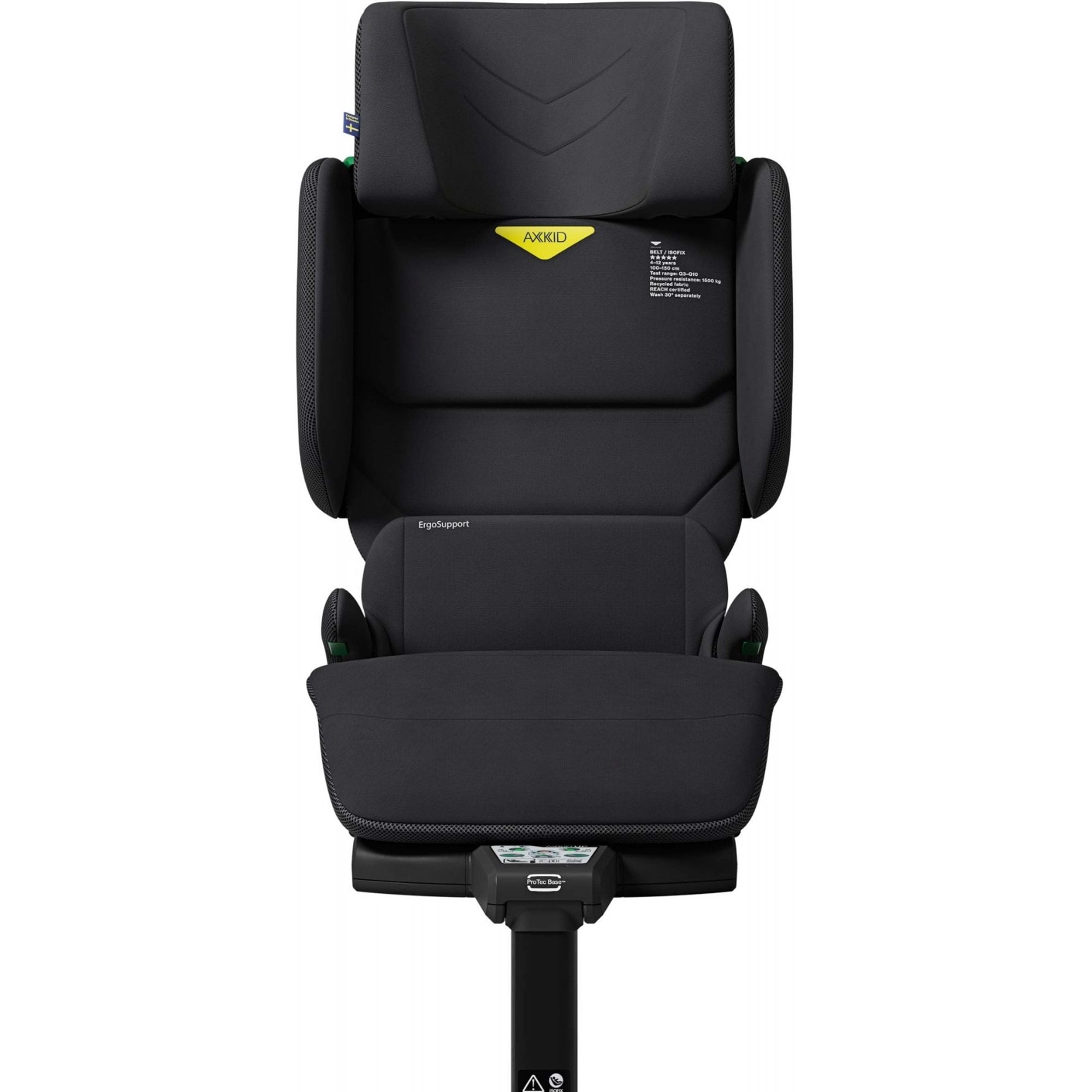 Axkid UP R129 High Back Booster Car Seat Coastal Storm Black