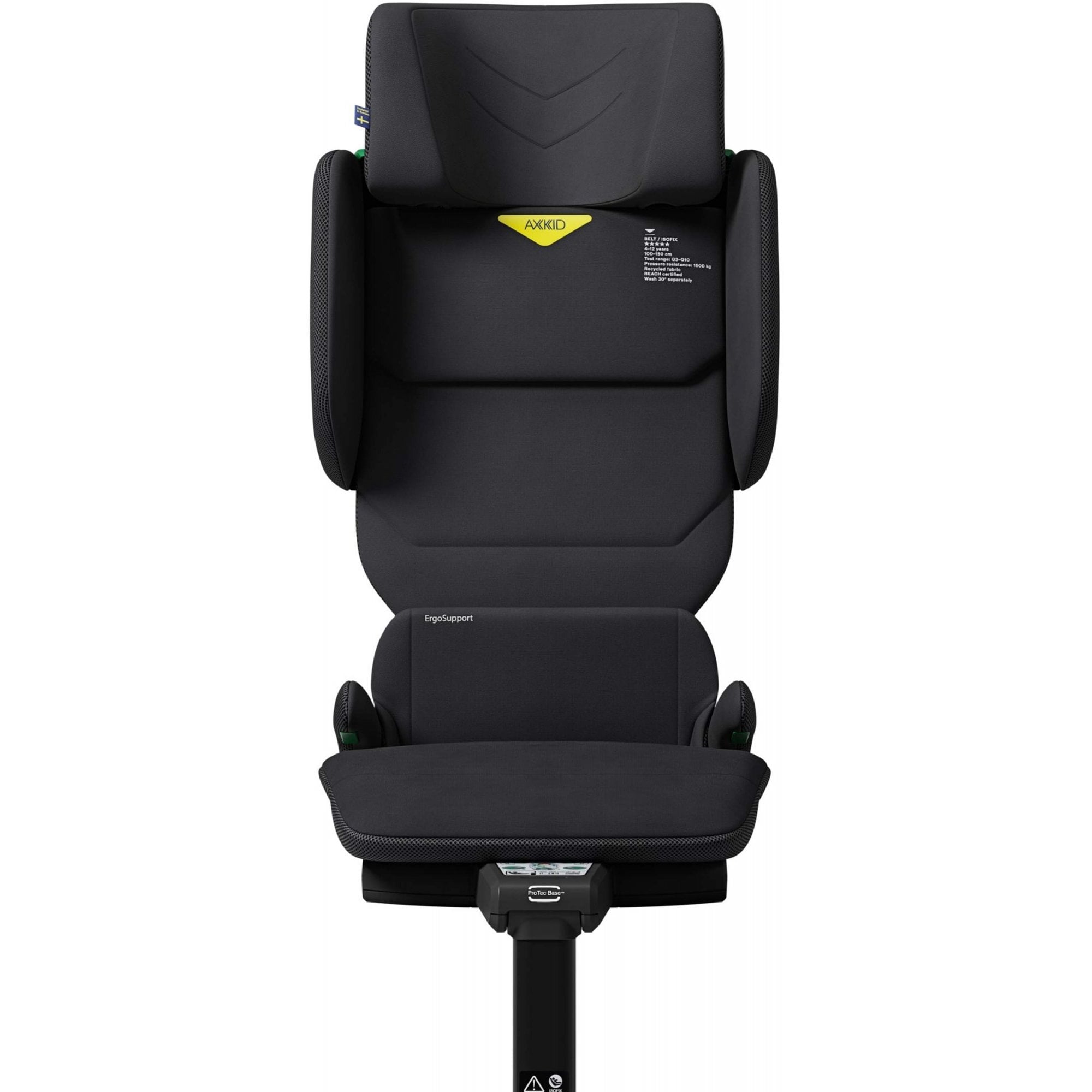 Axkid UP R129 High Back Booster Car Seat Coastal Storm Black