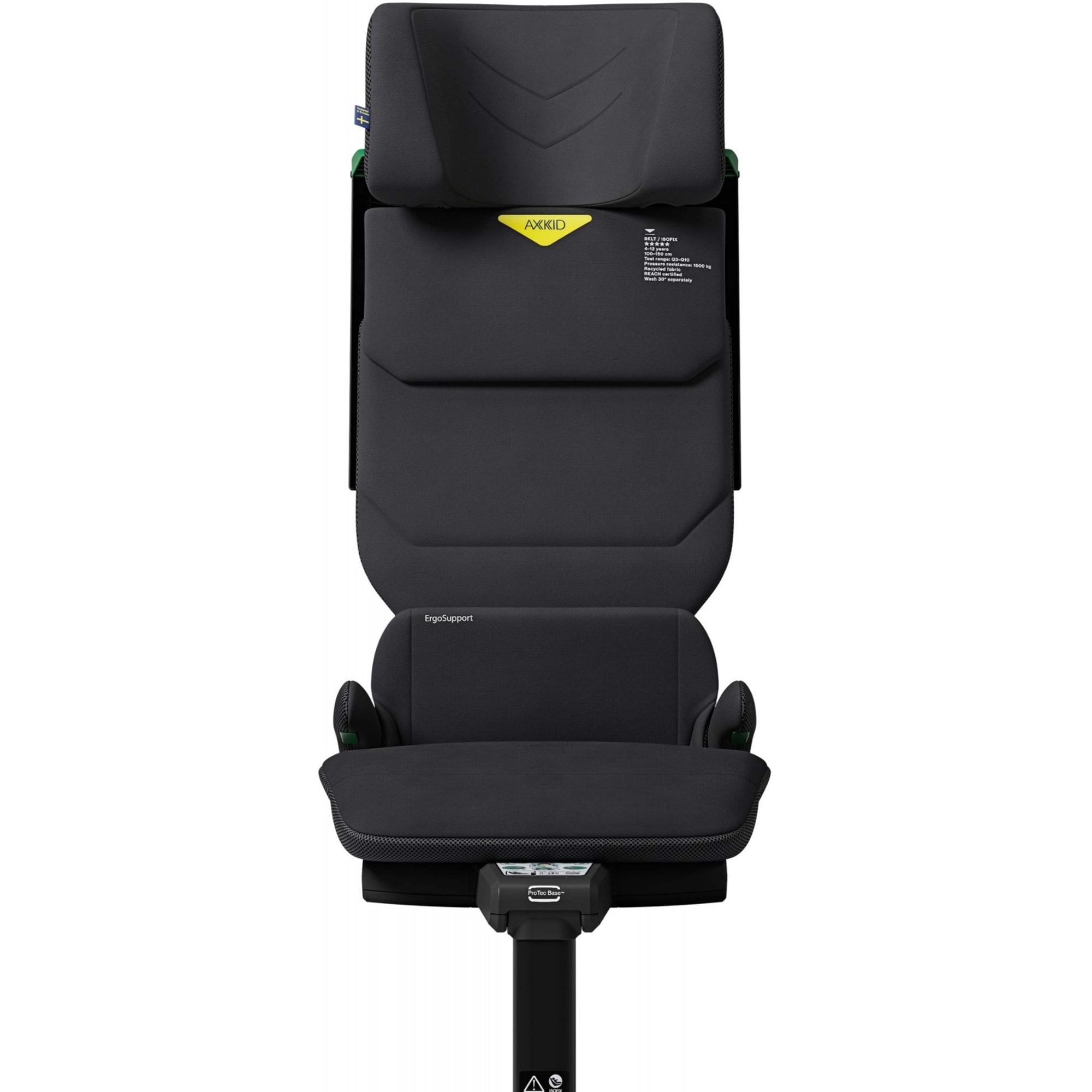 Axkid UP R129 High Back Booster Car Seat Coastal Storm Black