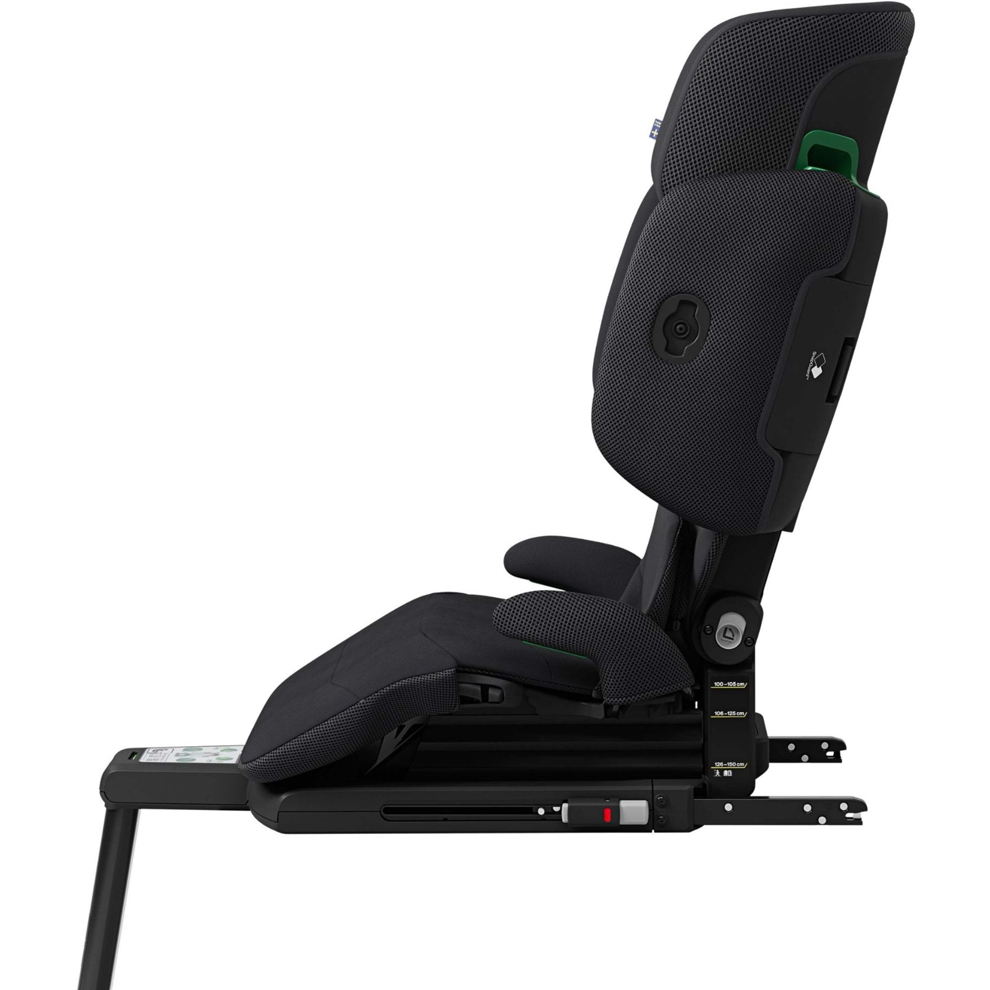 Axkid UP R129 High Back Booster Car Seat Coastal Storm Black