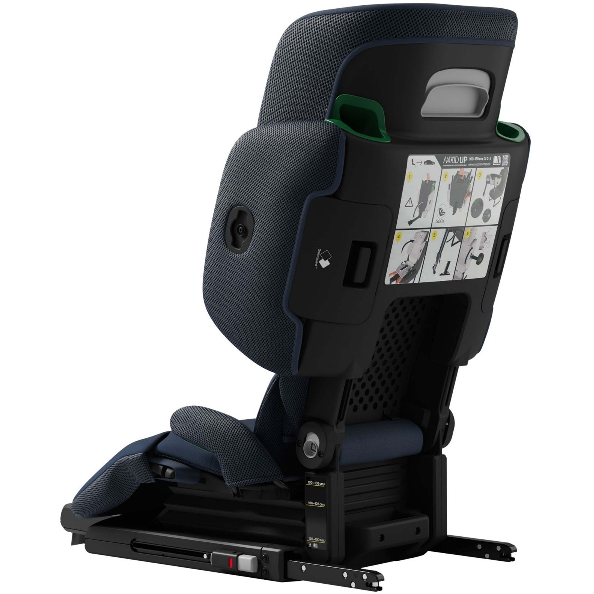 Axkid UP R129 High Back Booster Car Seat Glacier Lake Blue