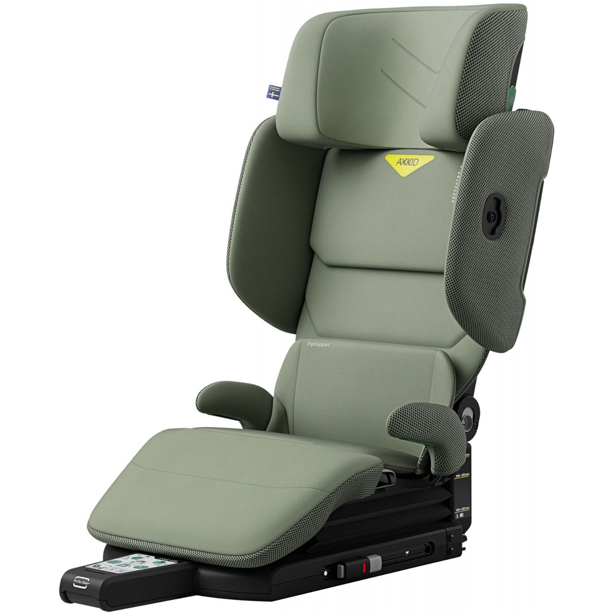 Axkid UP R129 High Back Booster Car Seat Nordic Bloom Green