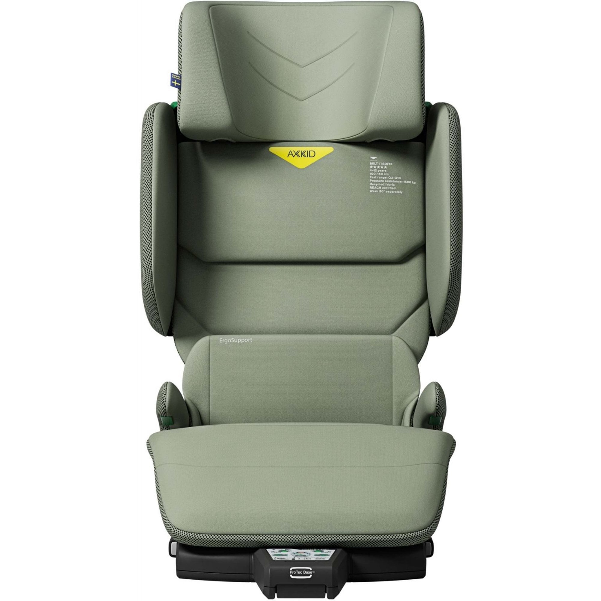 Axkid UP R129 High Back Booster Car Seat Nordic Bloom Green