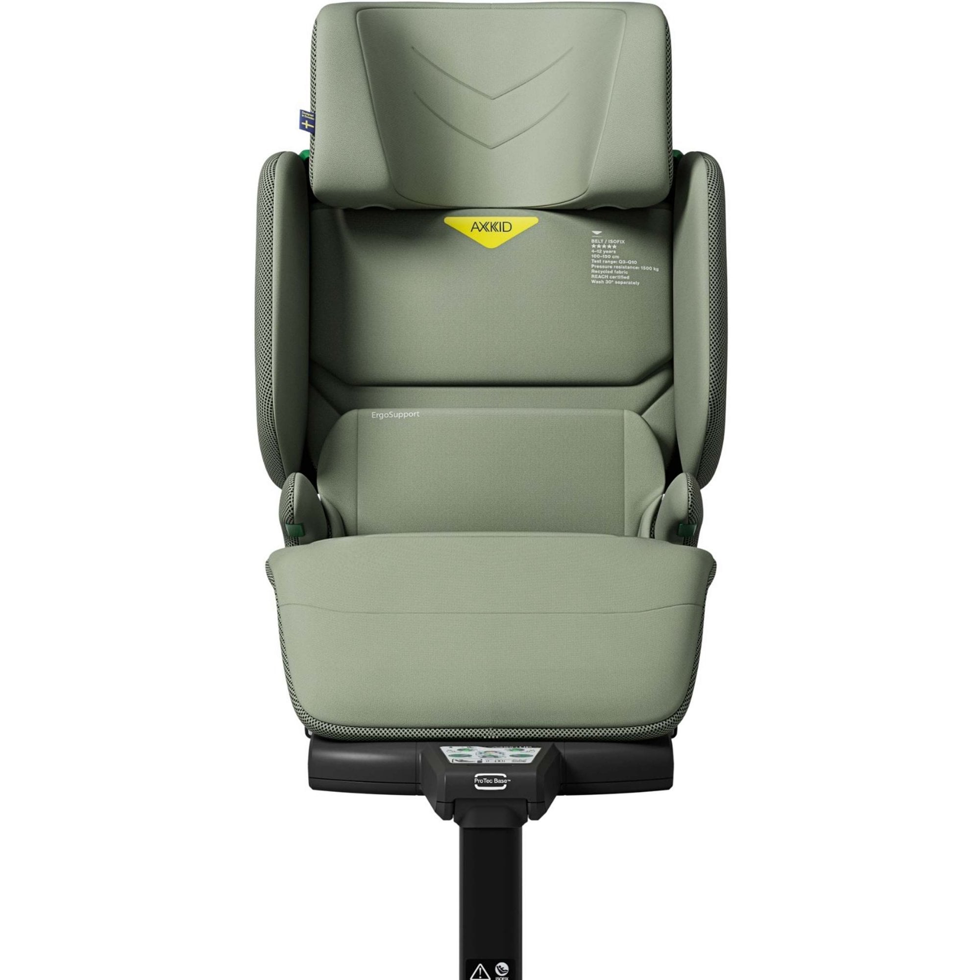 Axkid UP R129 High Back Booster Car Seat Nordic Bloom Green