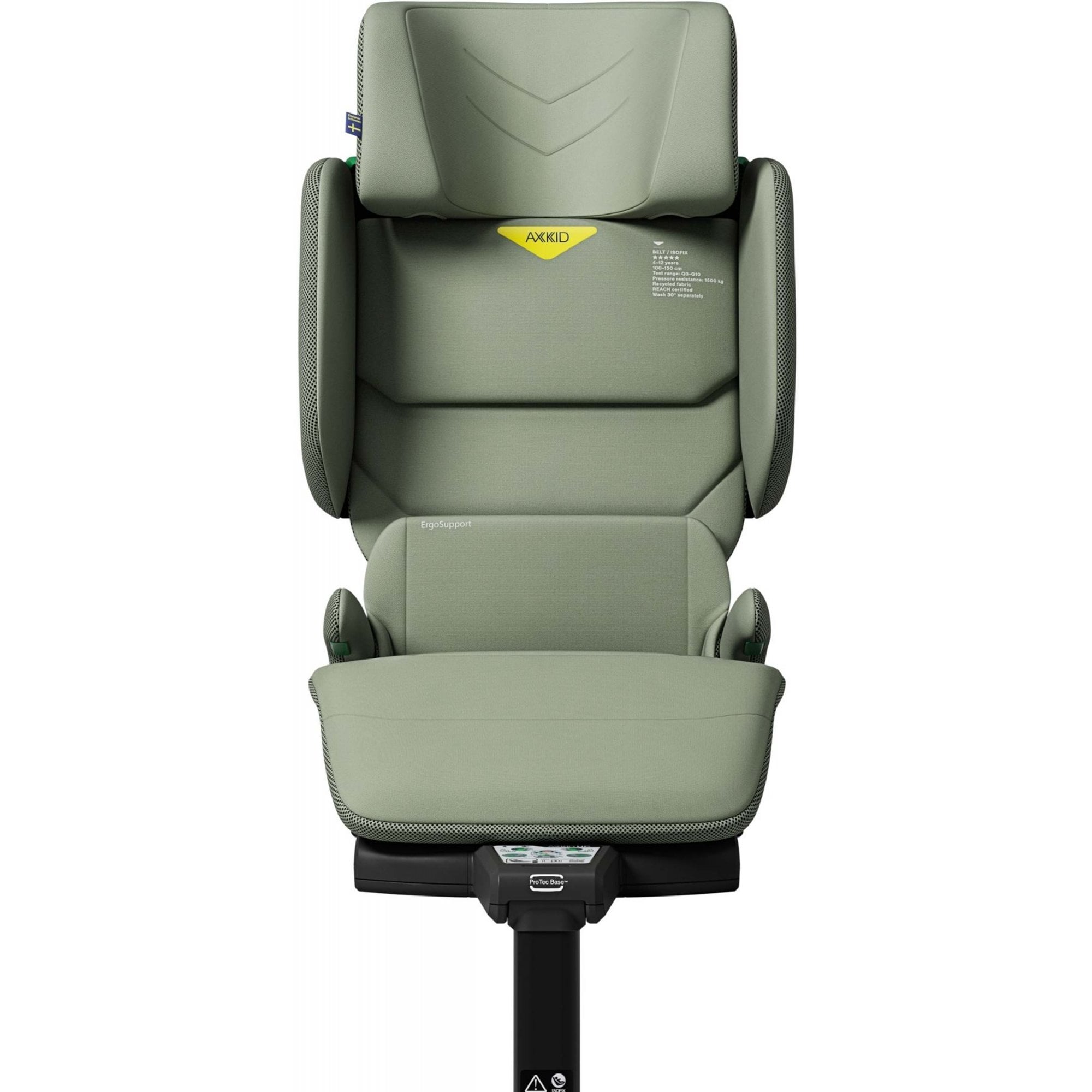 Axkid UP R129 High Back Booster Car Seat Nordic Bloom Green