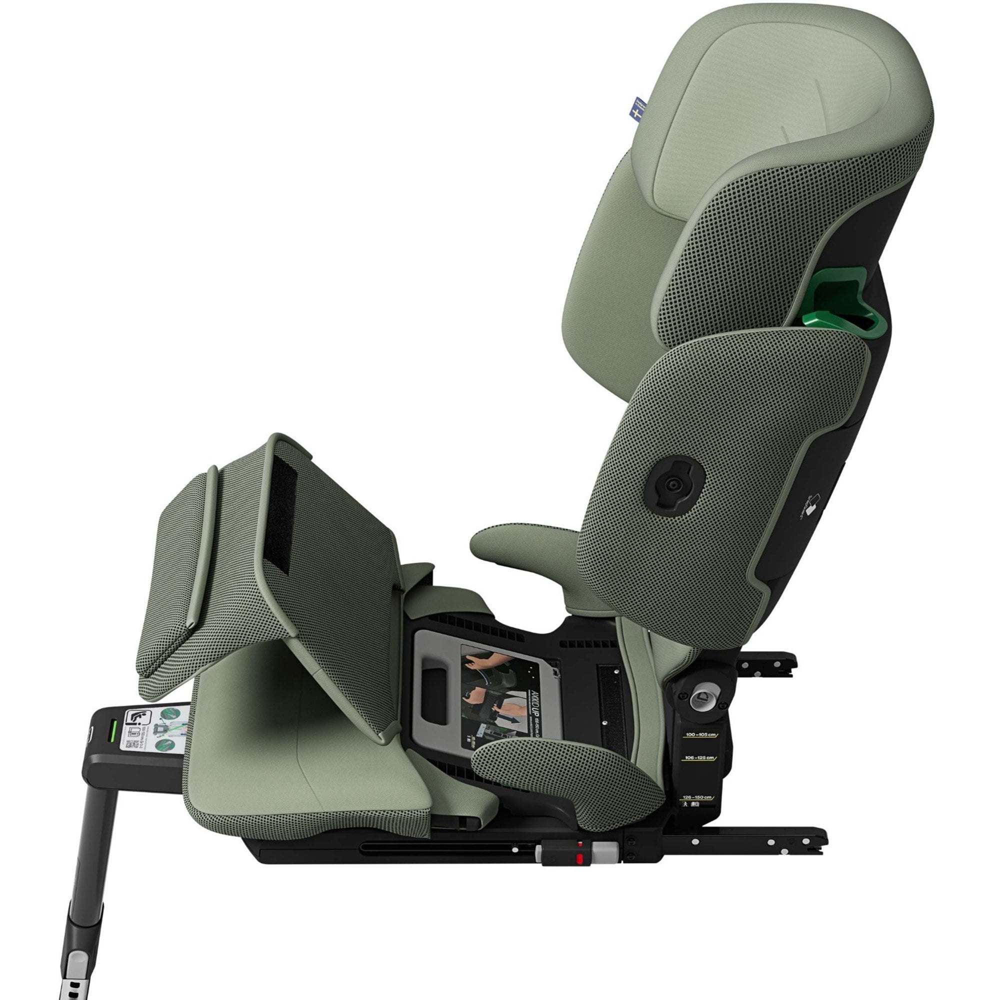 Axkid UP R129 High Back Booster Car Seat Nordic Bloom Green