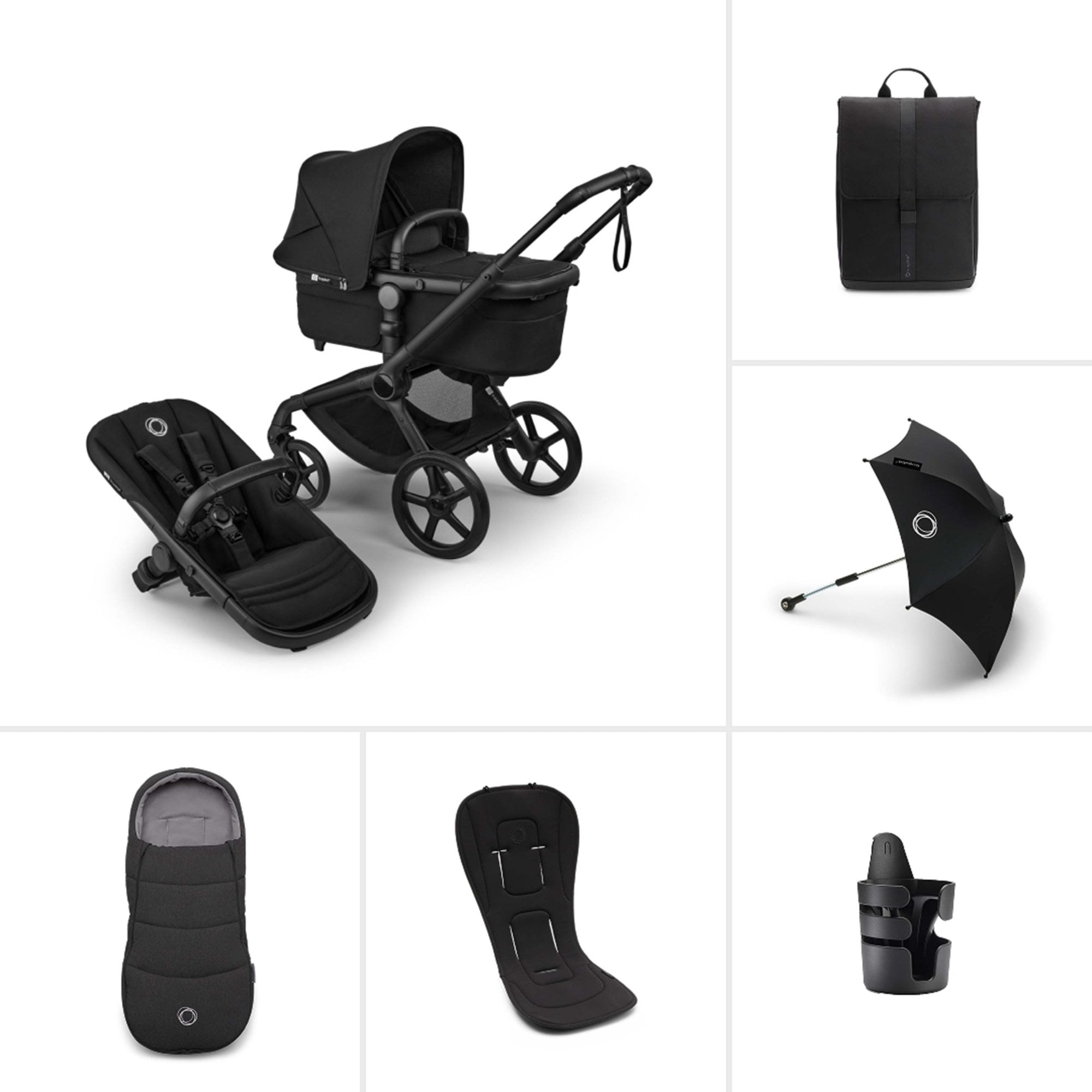 Bugaboo Fox 5 Renew Essential Bundle Heritage Black