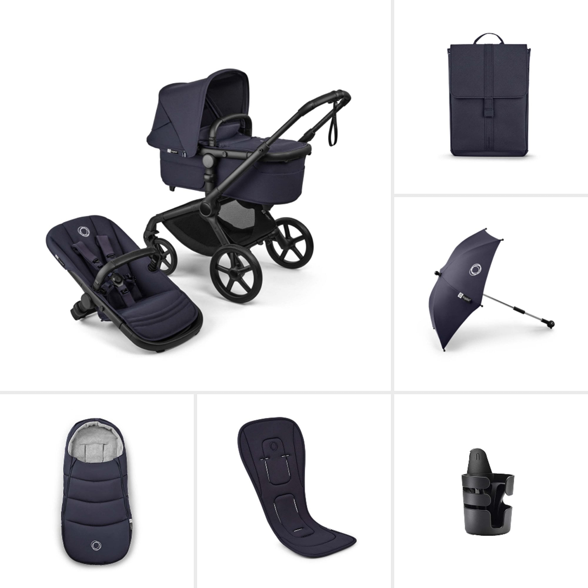 Bugaboo Fox 5 Renew Essential Bundle Indigo Blue