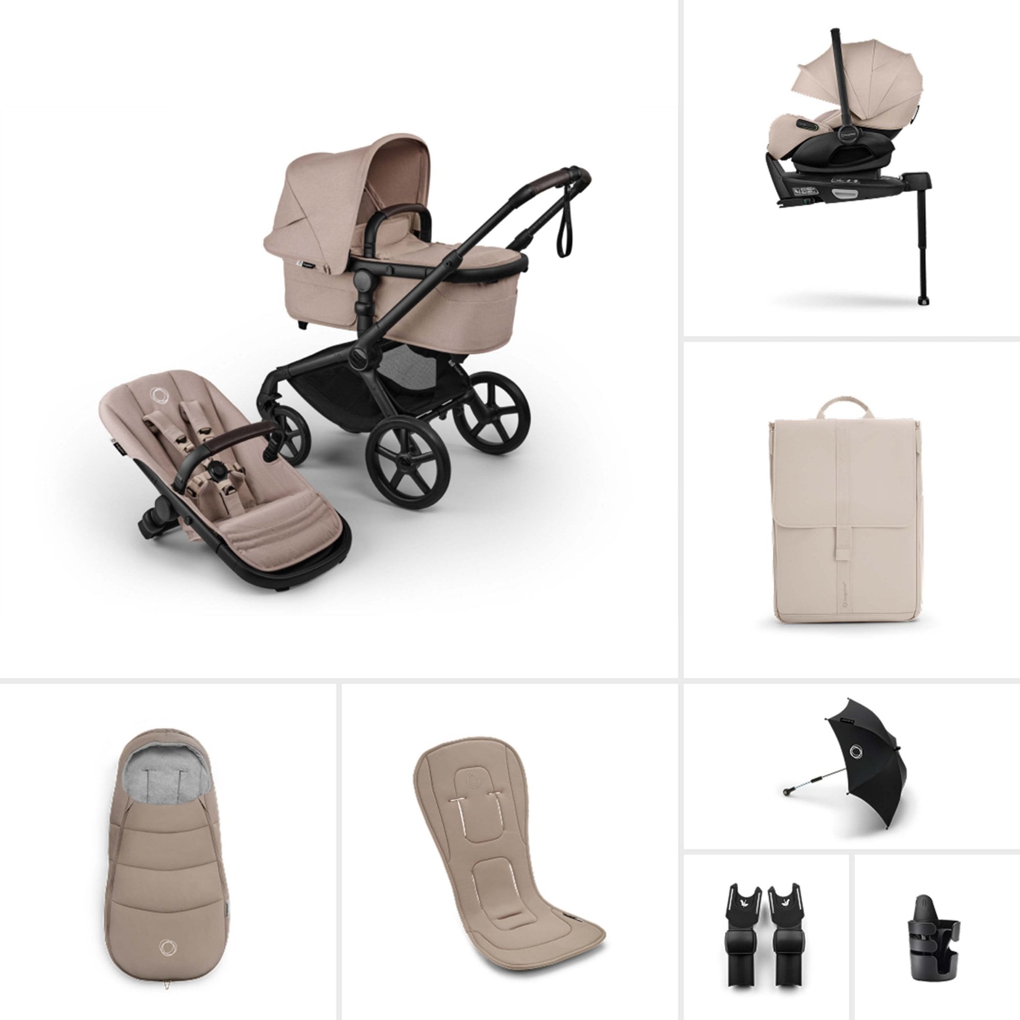 Bugaboo Fox 5 Renew Ultimate Bundle Taupe Melange