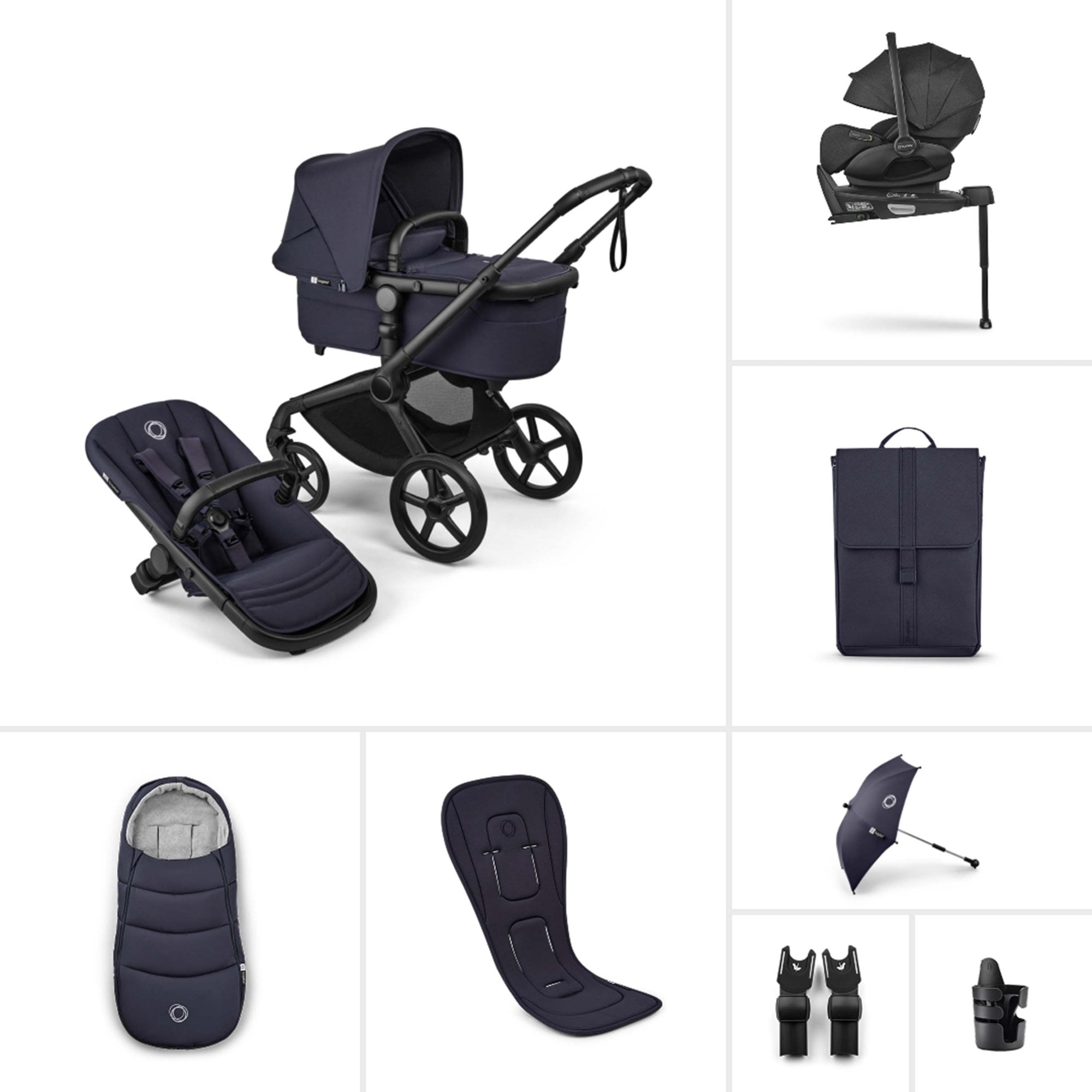 Bugaboo Fox 5 Renew Ultimate Bundle Deep Indigo
