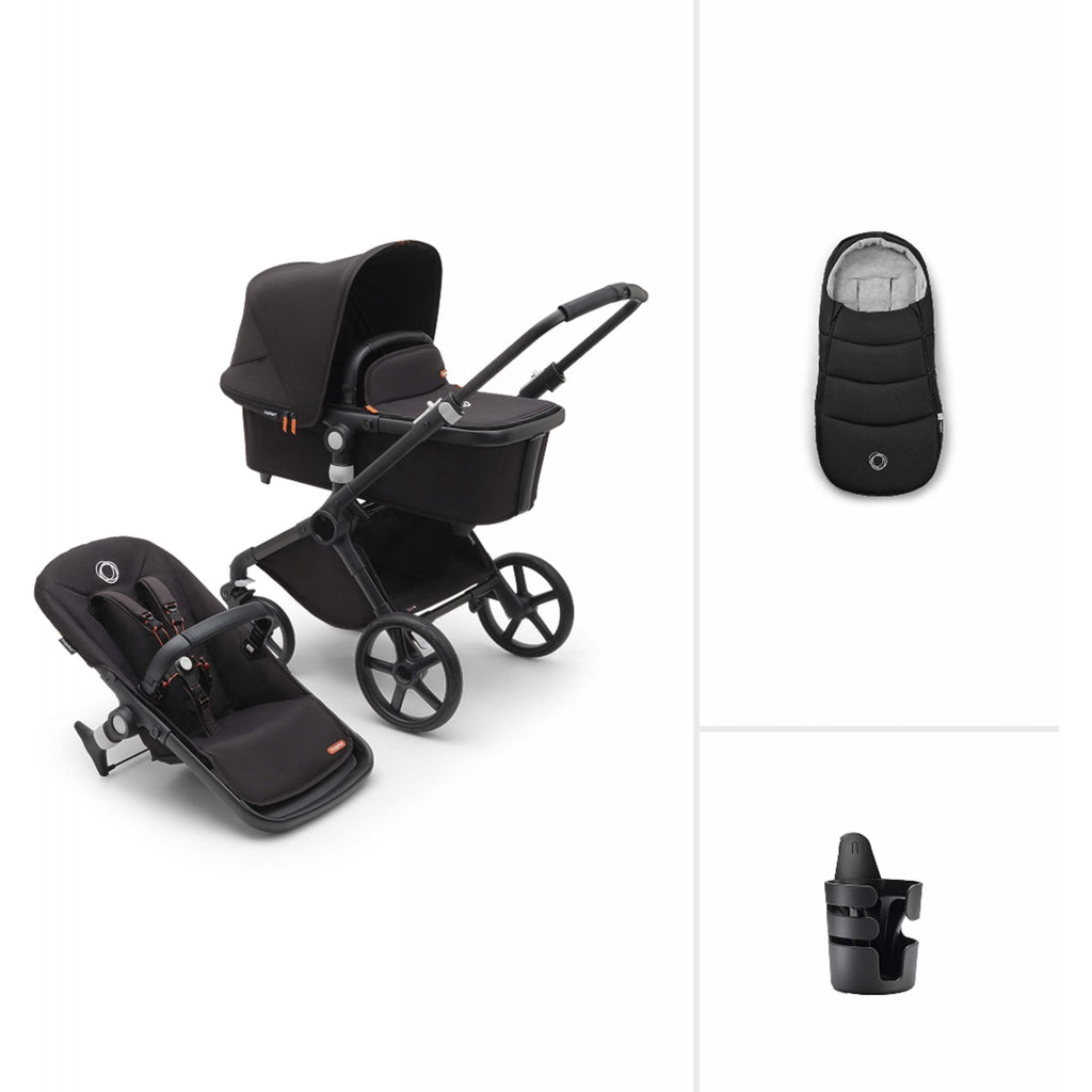 Bugaboo Fox Cub Essential Bundle Midnight Black