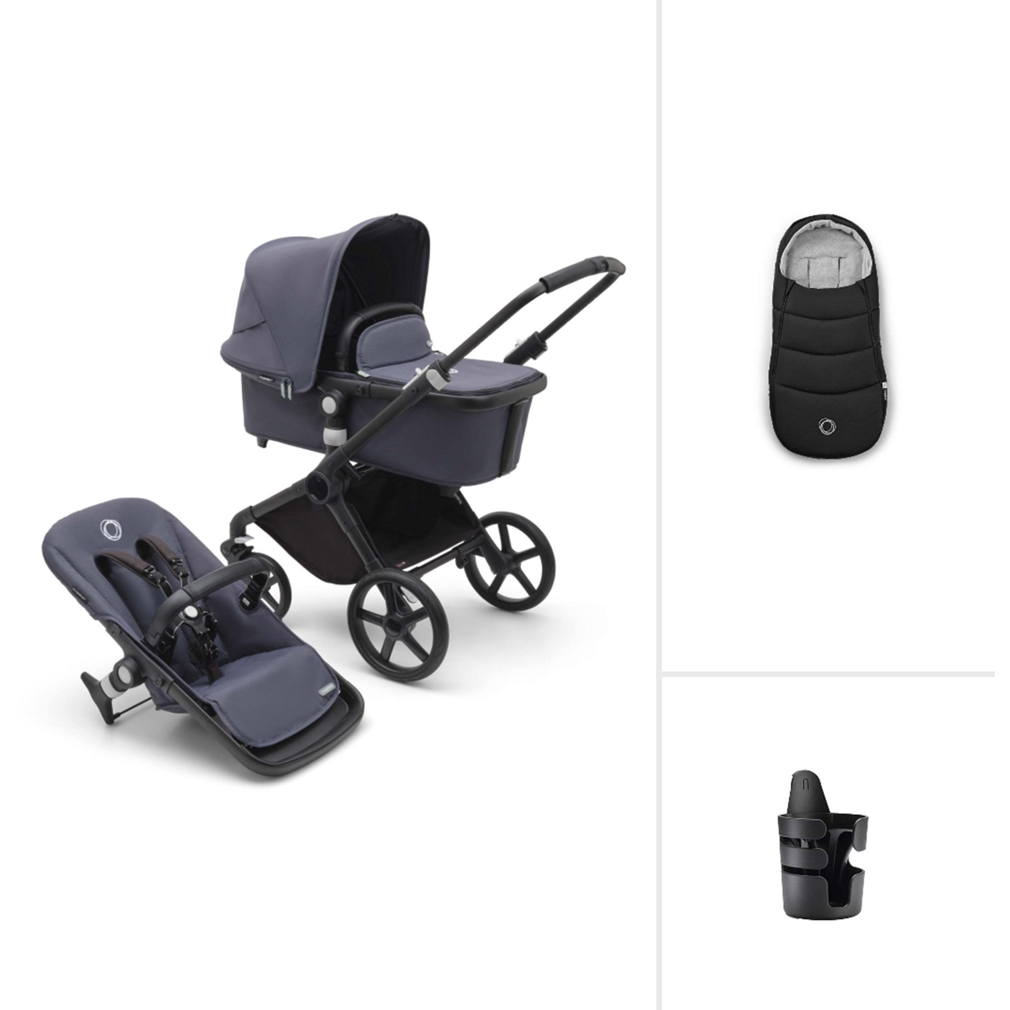 Bugaboo Fox Cub Essential Bundle Stormy Blue