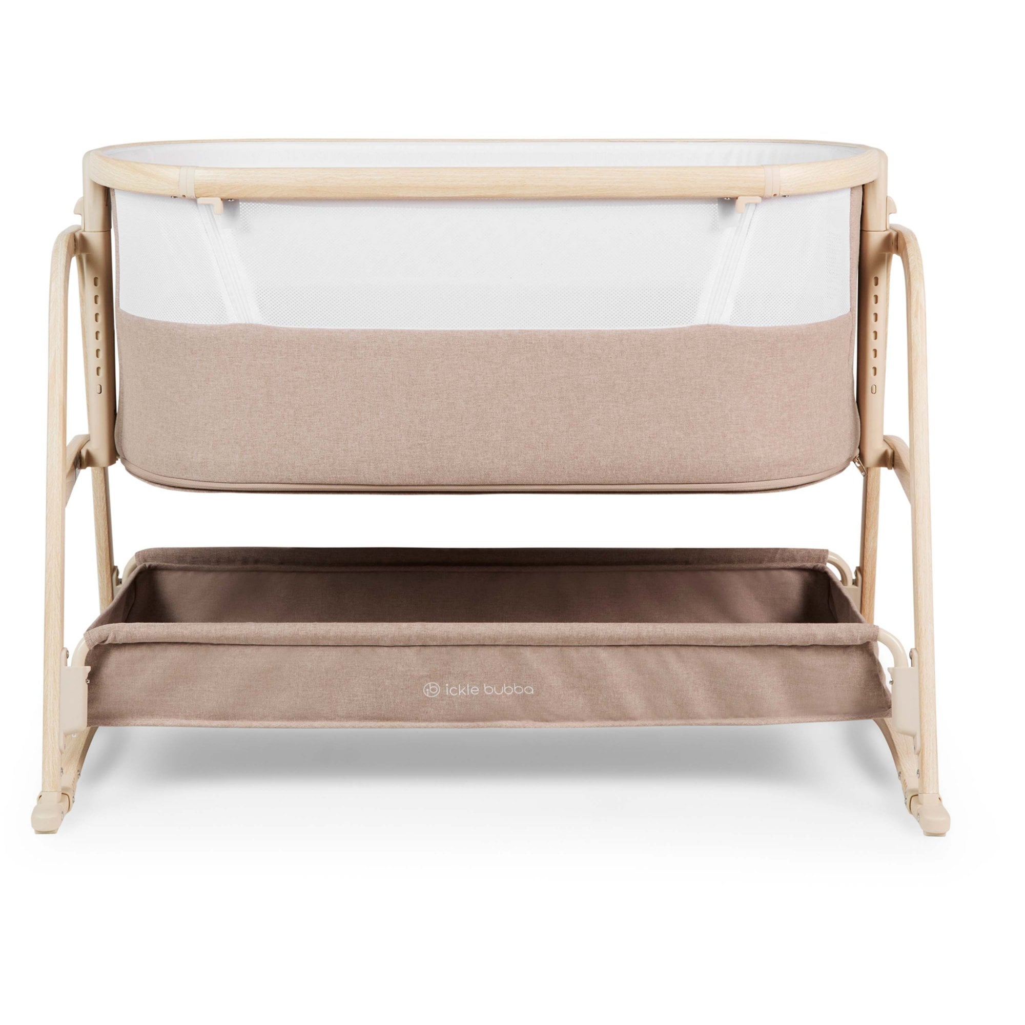 Ickle Bubba Bubba & Me Luxe Bedside Crib Biscuit