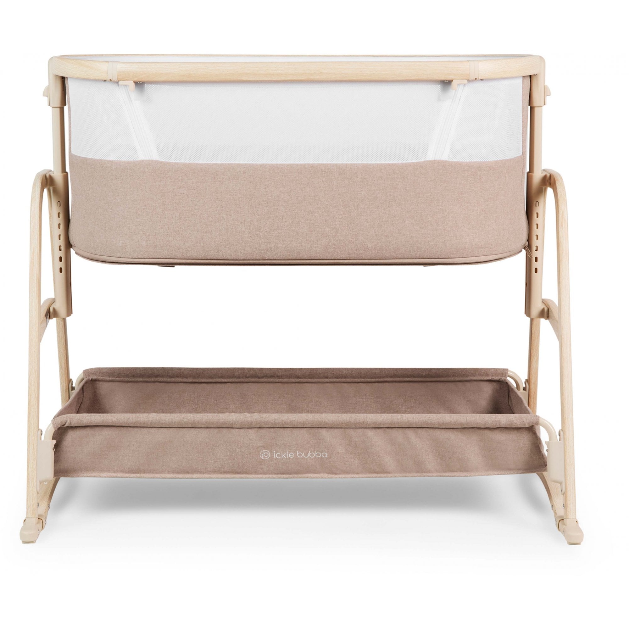Ickle Bubba Bubba & Me Luxe Bedside Crib Biscuit