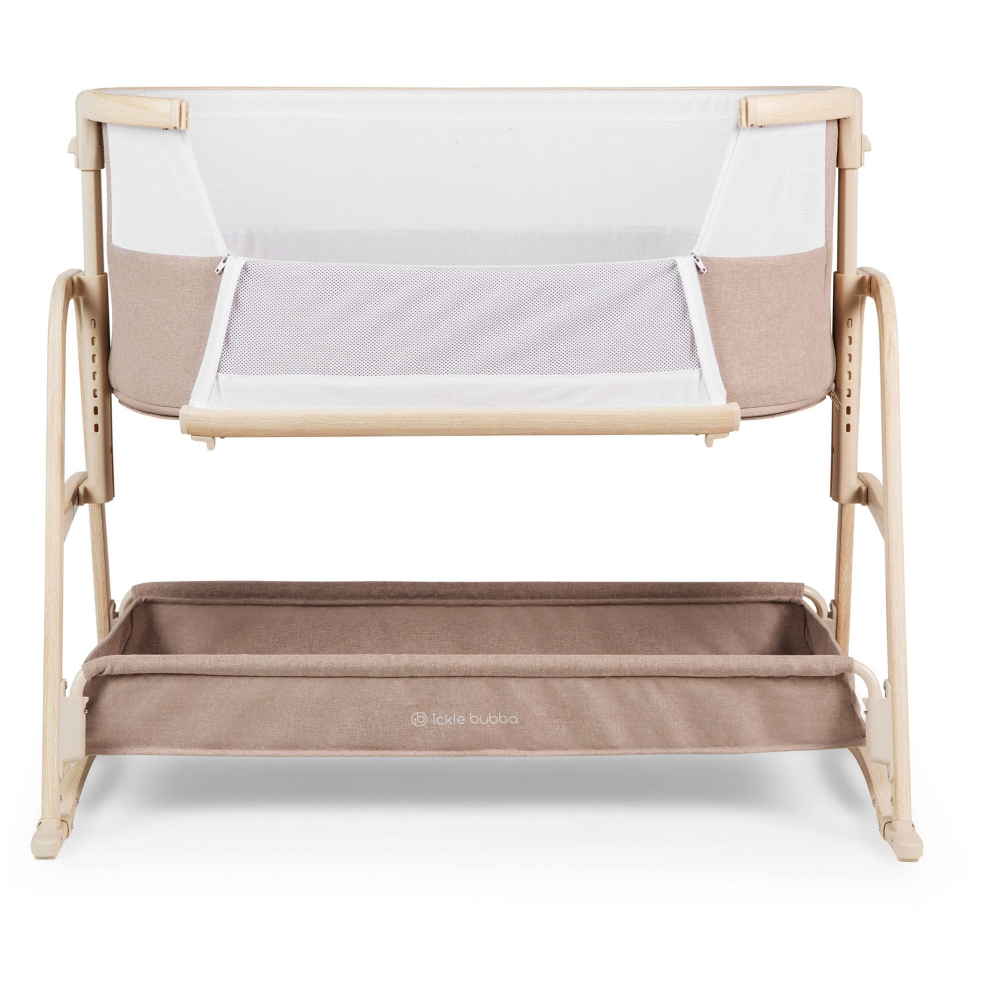 Ickle Bubba Bubba & Me Luxe Bedside Crib Biscuit