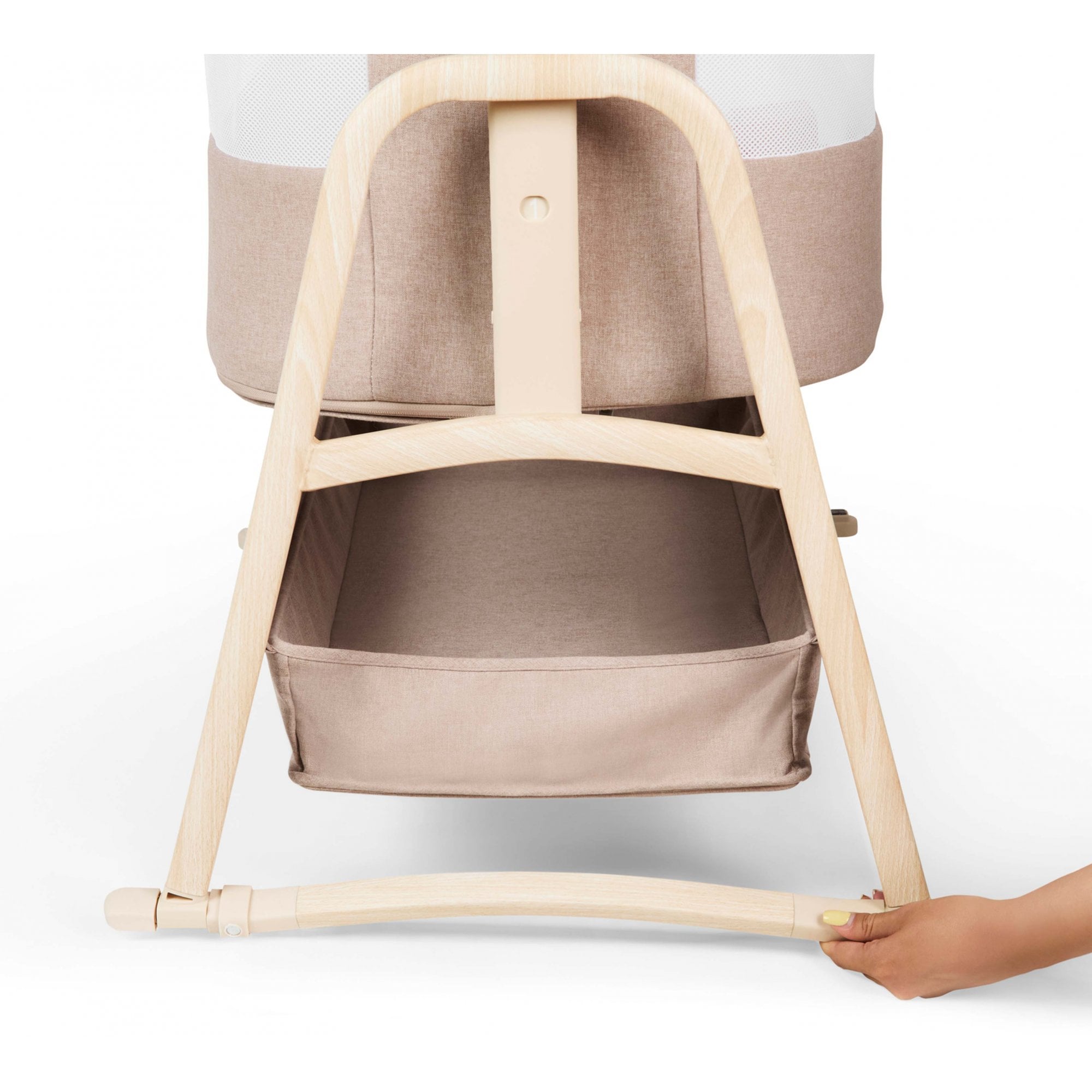 Ickle Bubba Bubba & Me Luxe Bedside Crib Biscuit