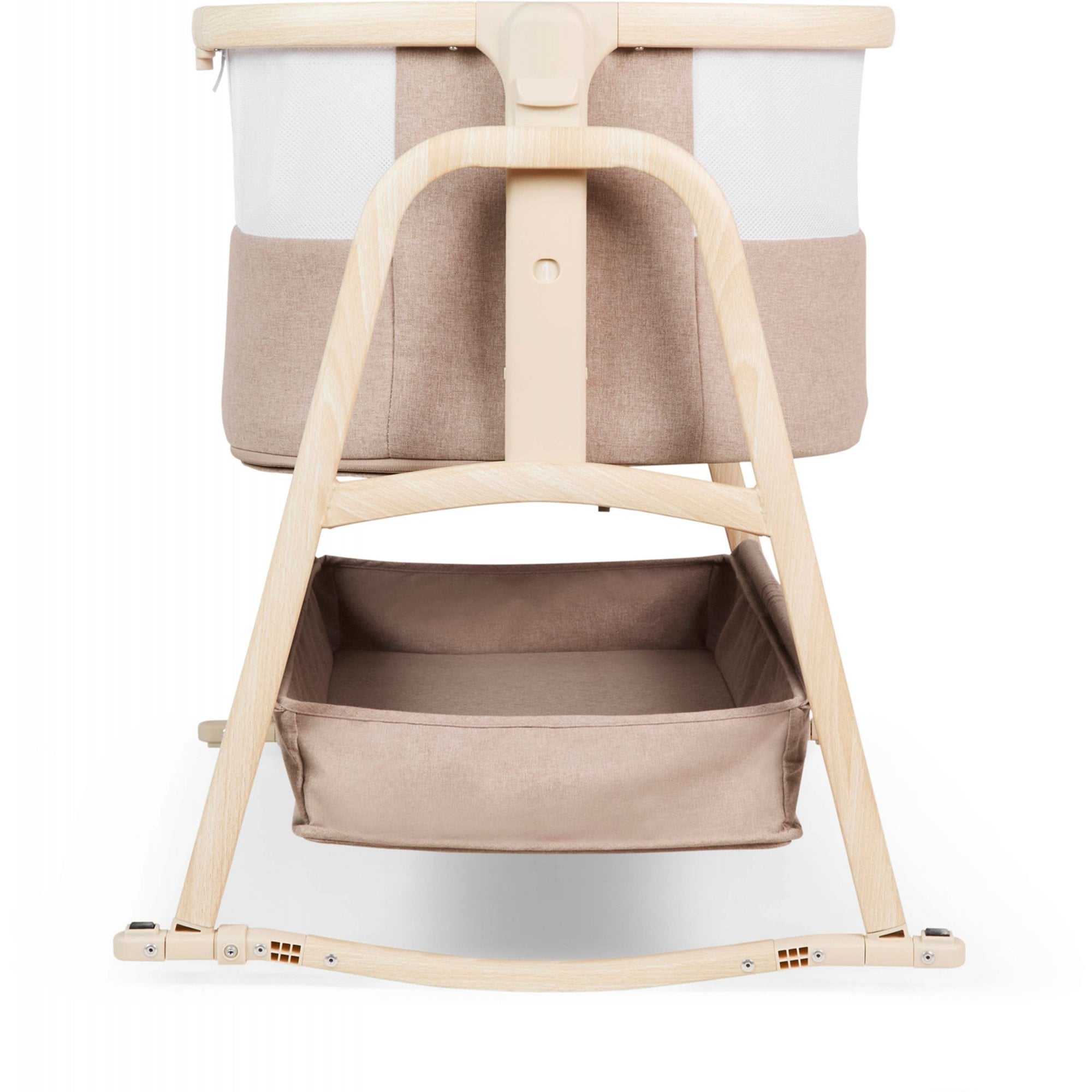 Ickle Bubba Bubba & Me Luxe Bedside Crib Biscuit