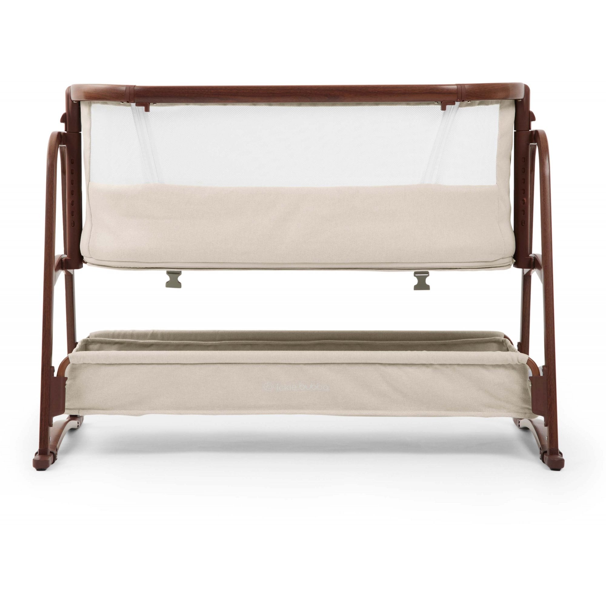 Ickle Bubba Bubba & Me Luxe Bedside Crib Stone