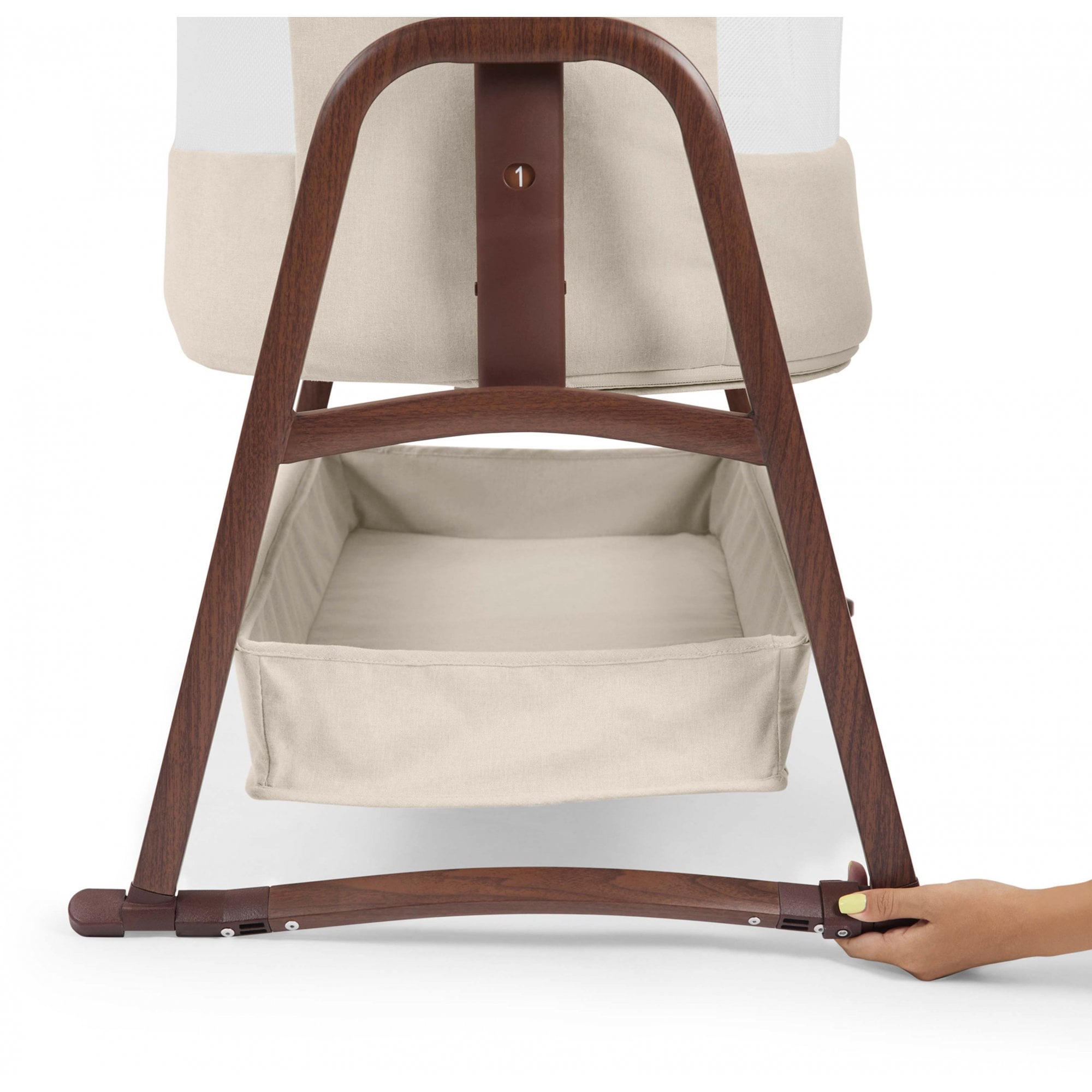 Ickle Bubba Bubba & Me Luxe Bedside Crib Stone