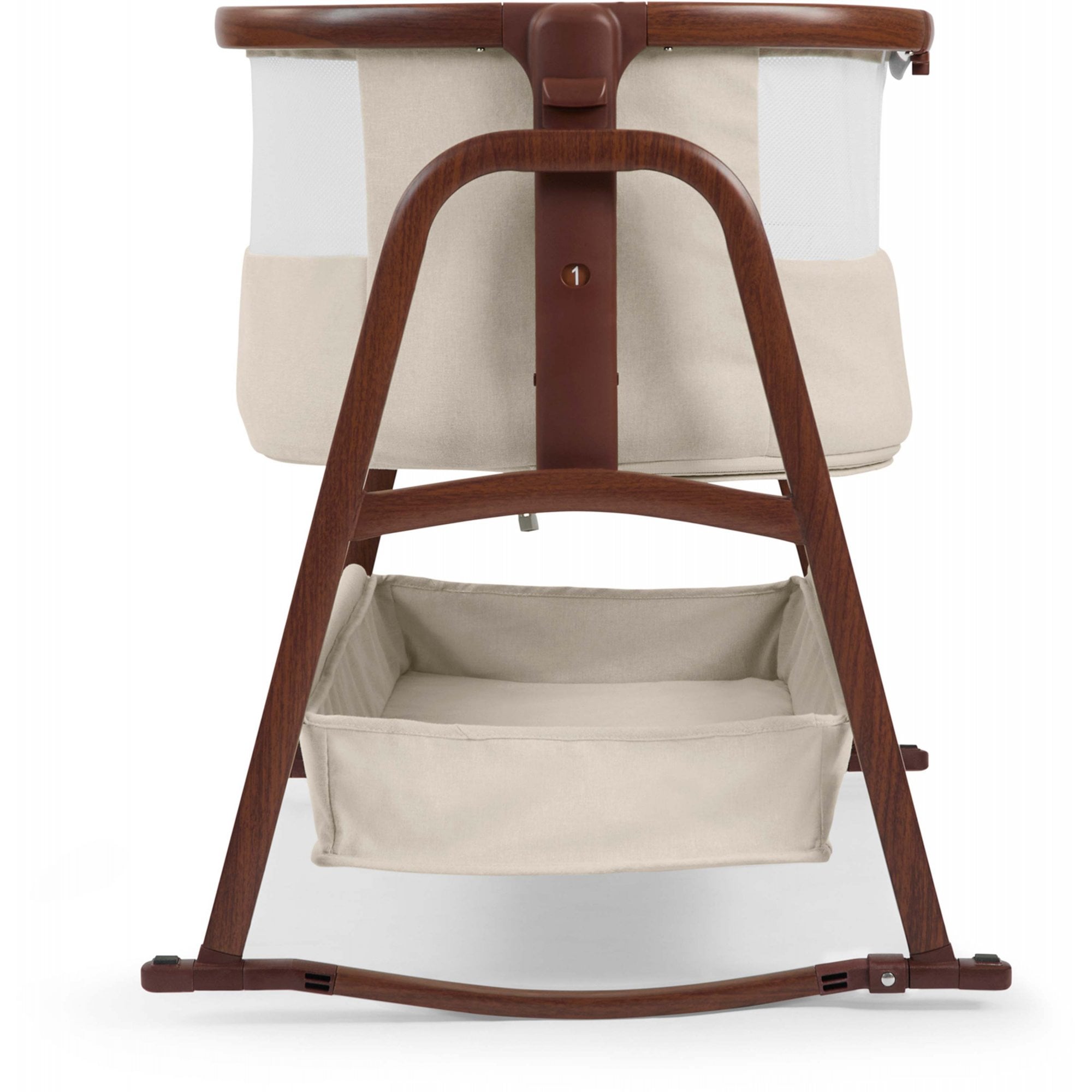 Ickle Bubba Bubba & Me Luxe Bedside Crib Stone