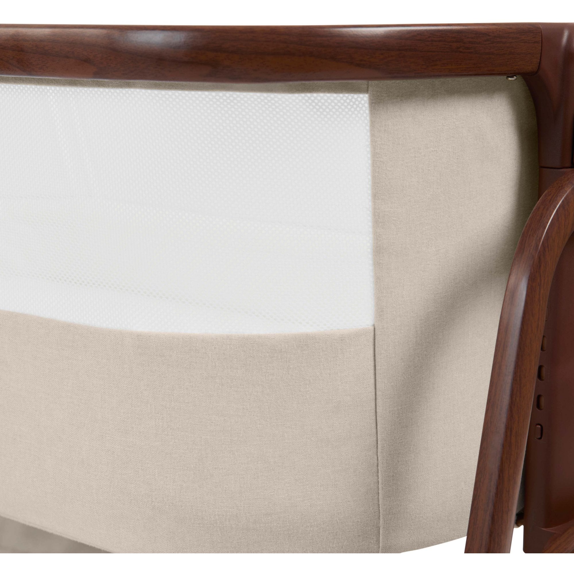 Ickle Bubba Bubba & Me Luxe Bedside Crib Stone