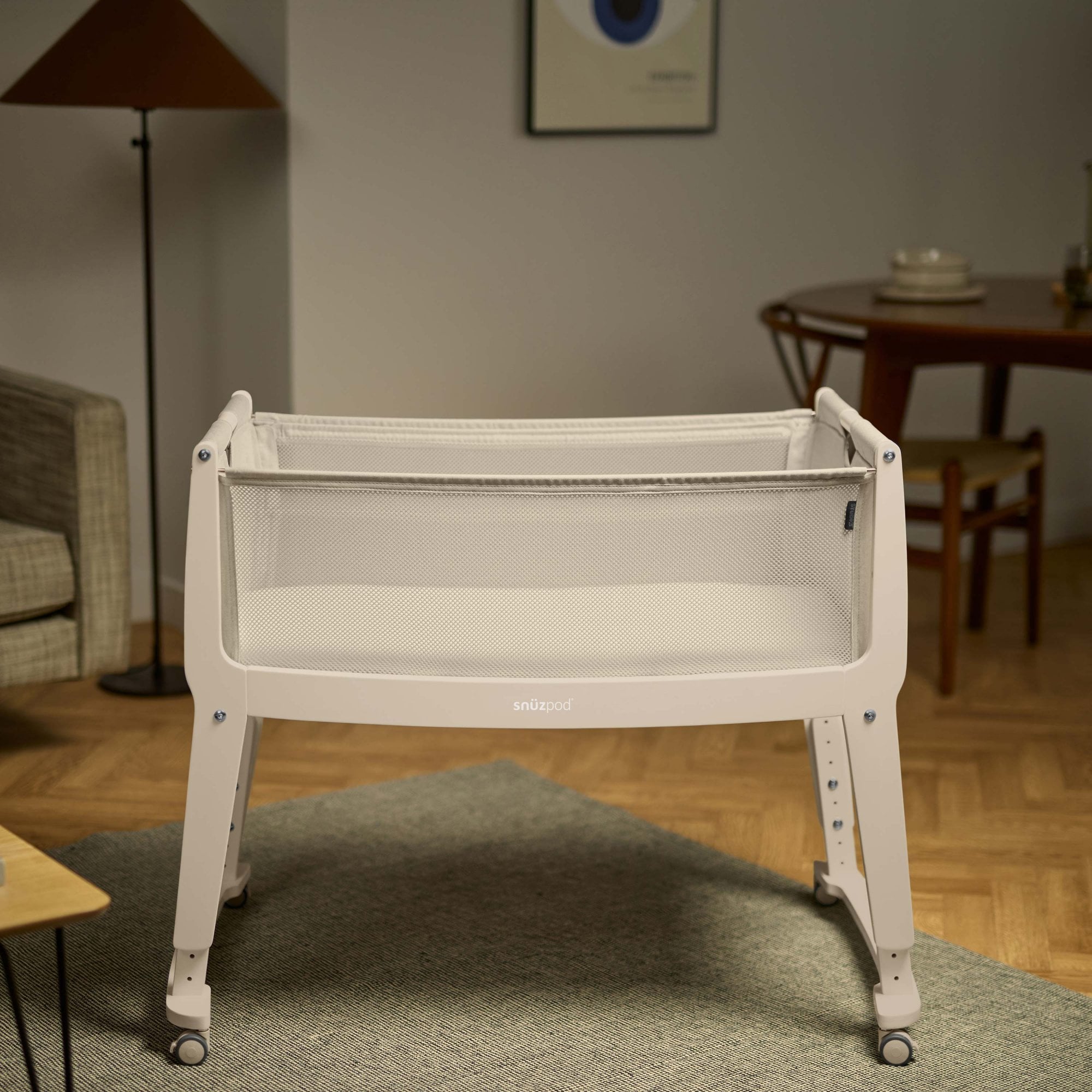 SNUZ SnuzPod Studio Vienna Bedside Crib Cashmere