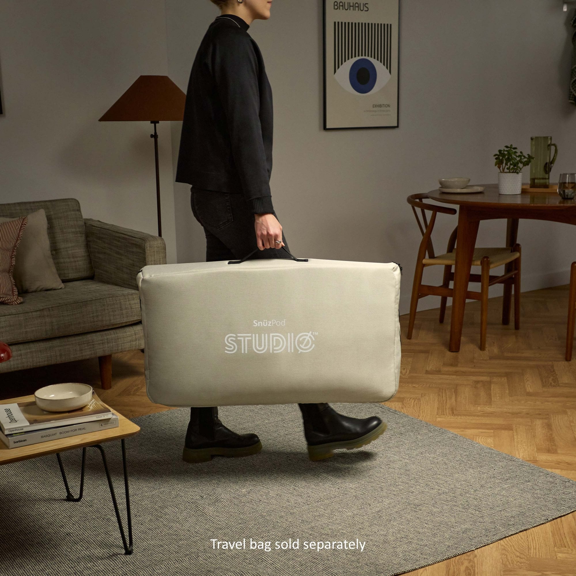 SNUZ SnuzPod Studio Vienna Bedside Crib Cashmere