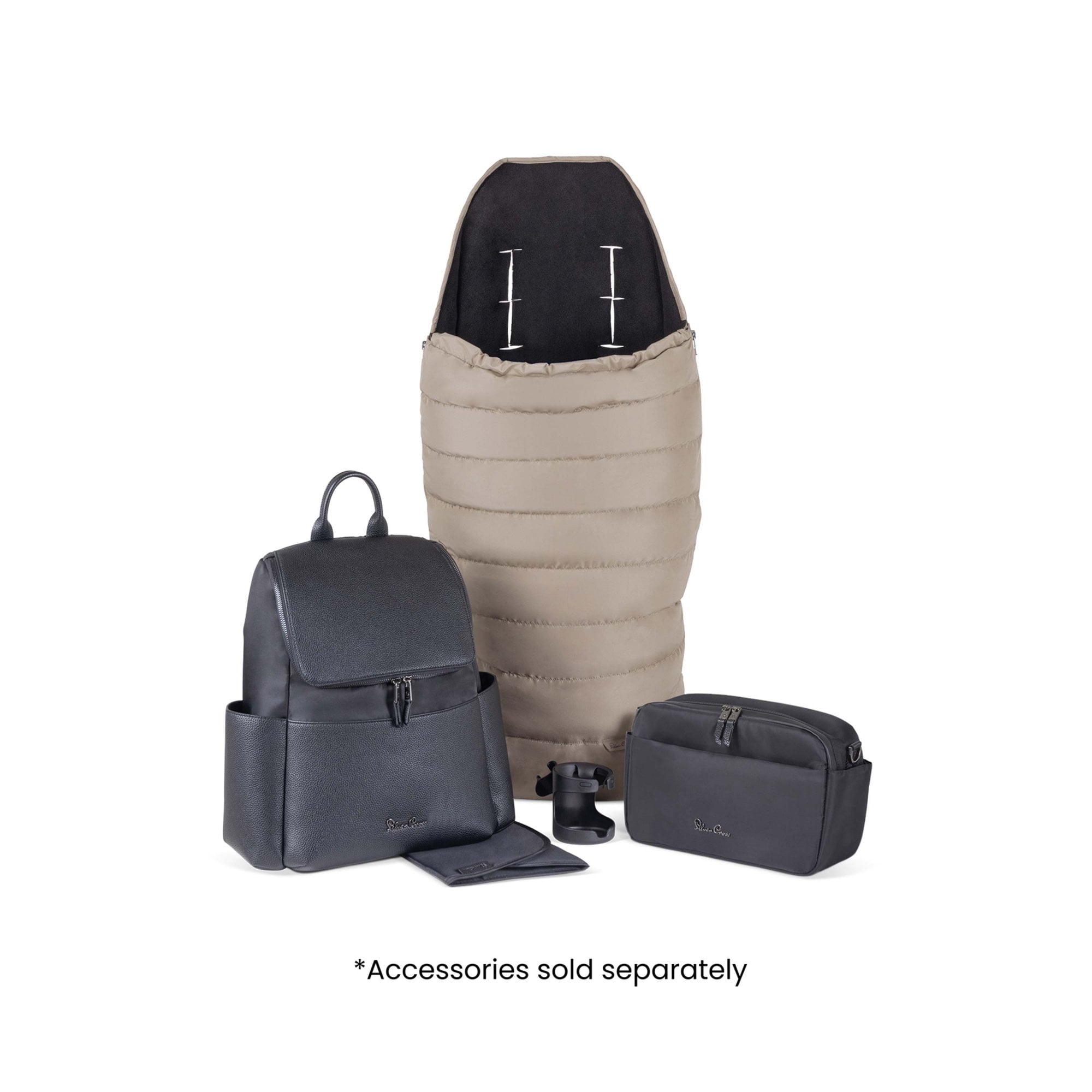 Silver Cross Nia Stroller & Carrycot Champagne