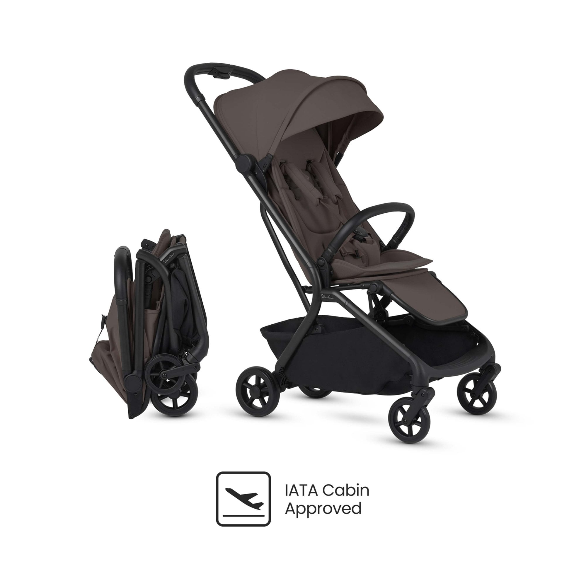 Silver Cross Nia Stroller & Carrycot Chocolate