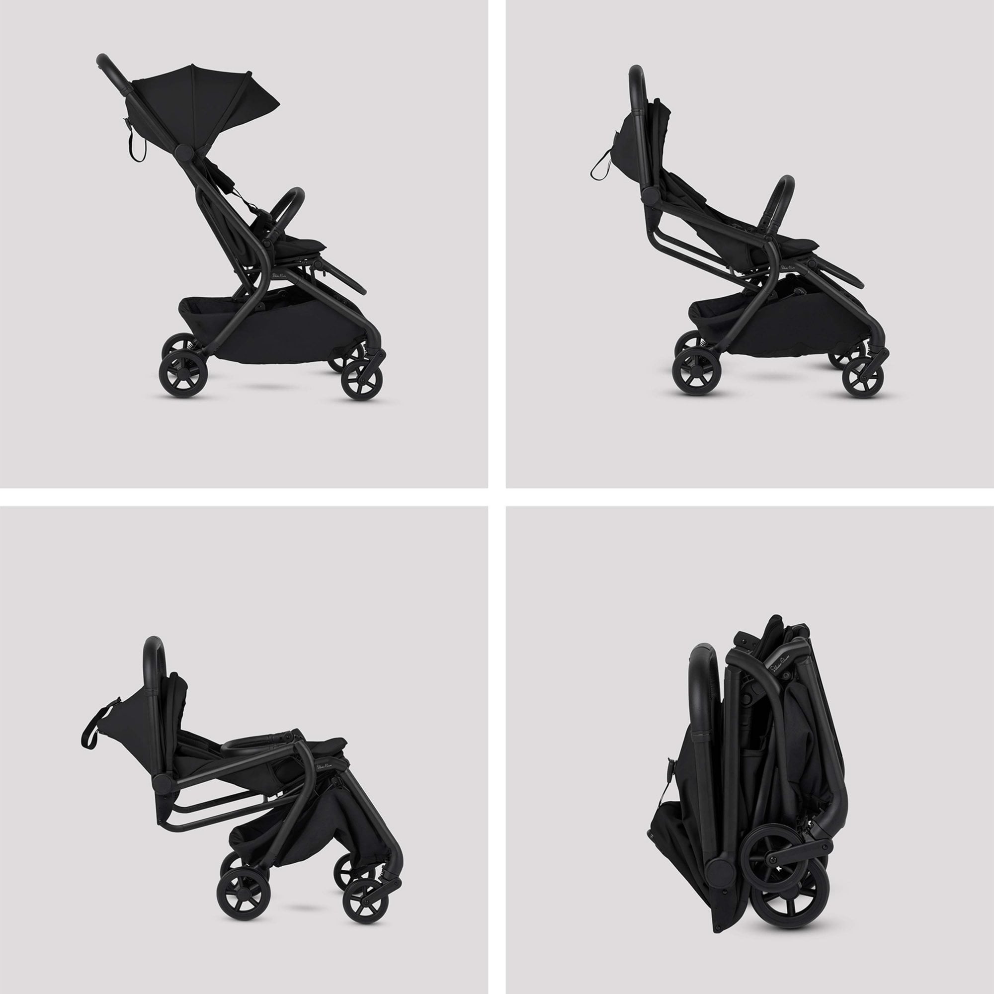 Silver Cross Nia Stroller & Carrycot Onyx