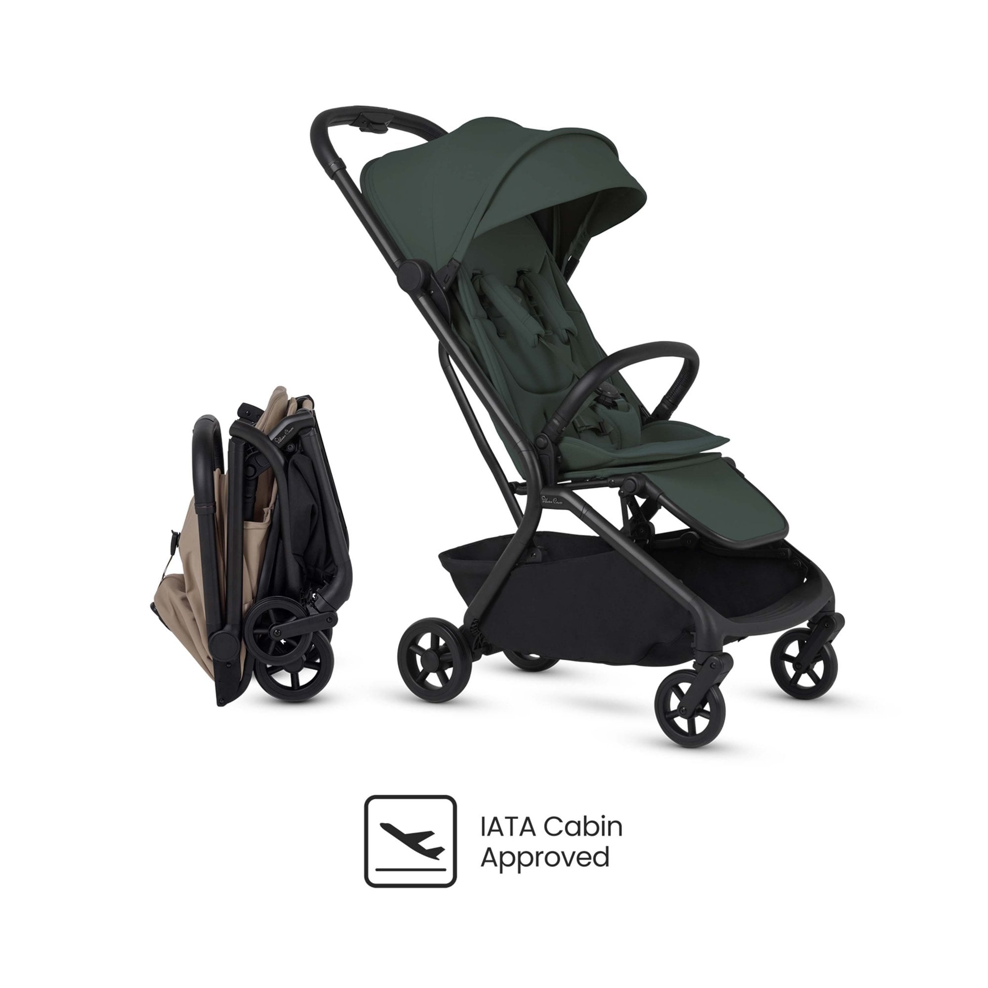 Silver Cross Nia Stroller & Carrycot Conifer