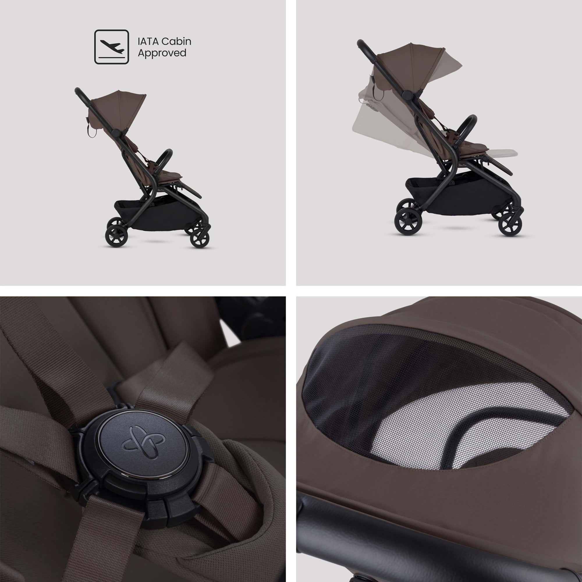 Silver Cross Nia Travel System Chocolate