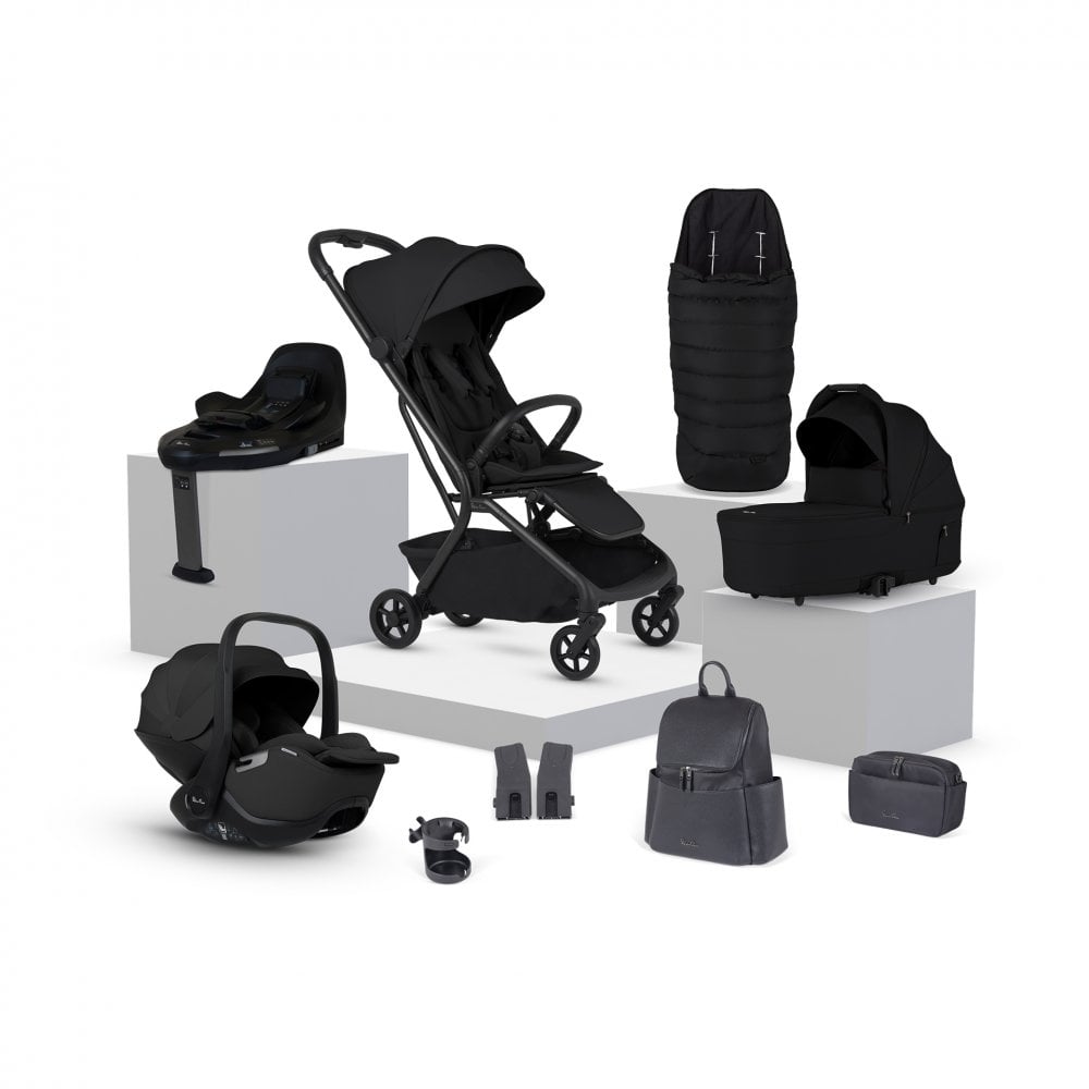Silver Cross Nia Travel System & Accessory Pack Onyx